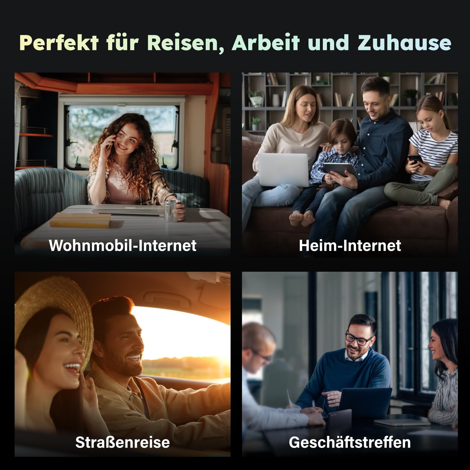 GlocalMe U3 4G Mobiler WLAN Router, Keine SIM-Karte nötig, MiFi Hotspot mit 30GB Europa Daten Daten, Verfügbar in über 200 Ländern, tragbares WLAN für unterwegs ohne vertrag