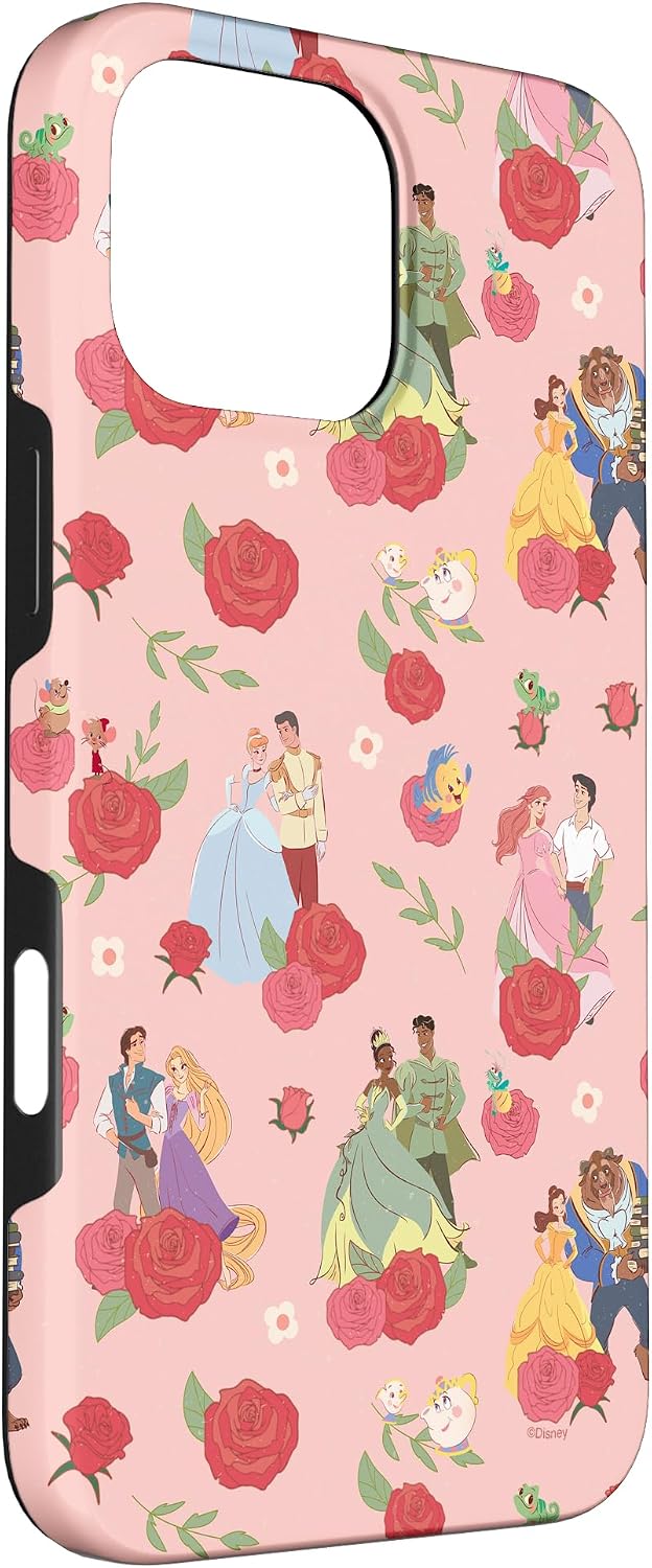 Disney Princess Valentine’s Day Happy Couples and Friends Case for iPhone 16 Pro Max