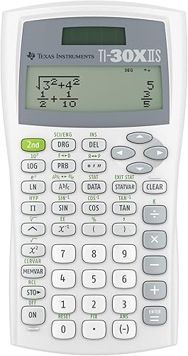 Calculadora científica Texas Instruments TI-30X IIS 2-Linea, Blanco