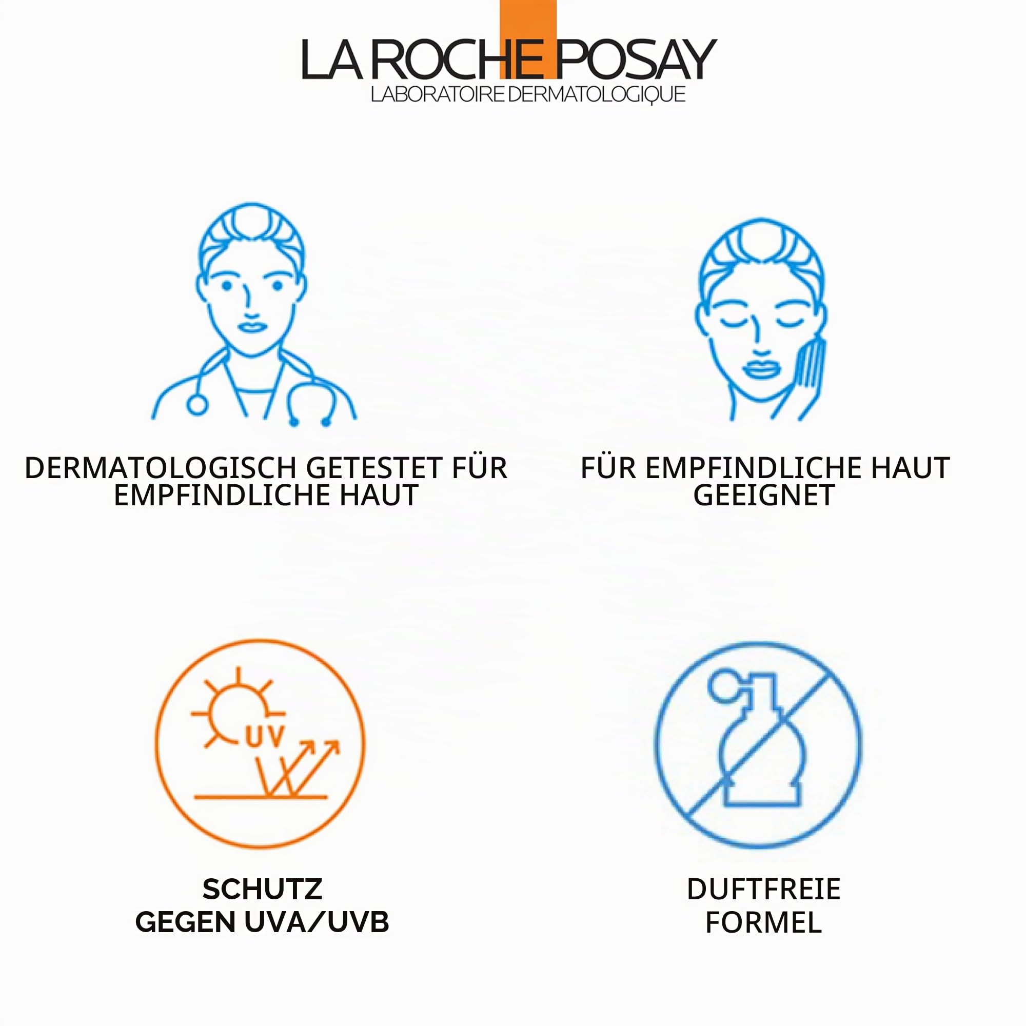 La Roche Posay Anthelios KA+ MED Creme, Hochwirksame medizinische Sonnencreme, Zur Prävention von aktinischer Keratose (AK) und nicht-melanozytärem Hautkrebs (NMSC), Sehr hoher Breitband-Schutz, 50 ml