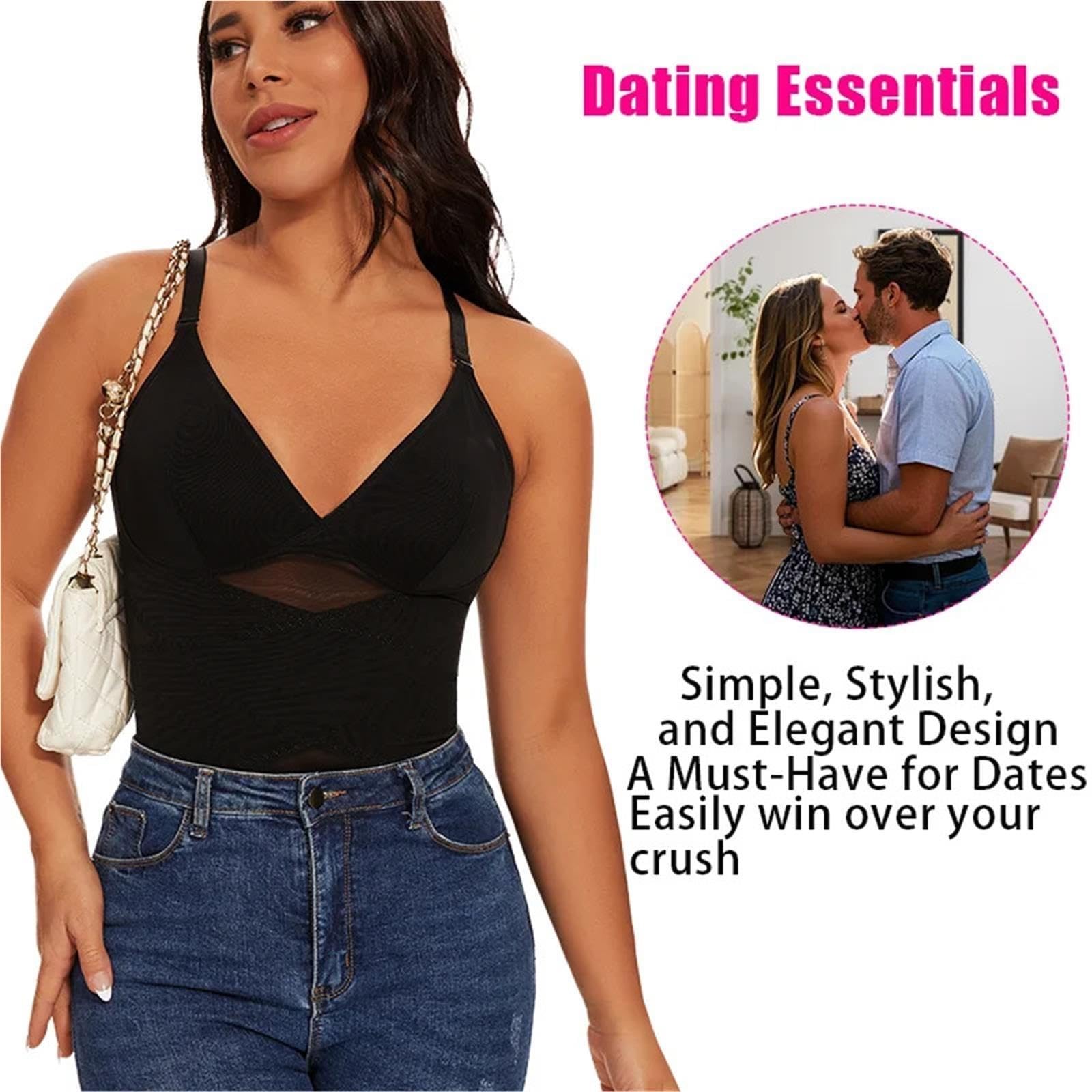 Reggiseno incorporato da donna, canotta, compressione, maglia incrociata