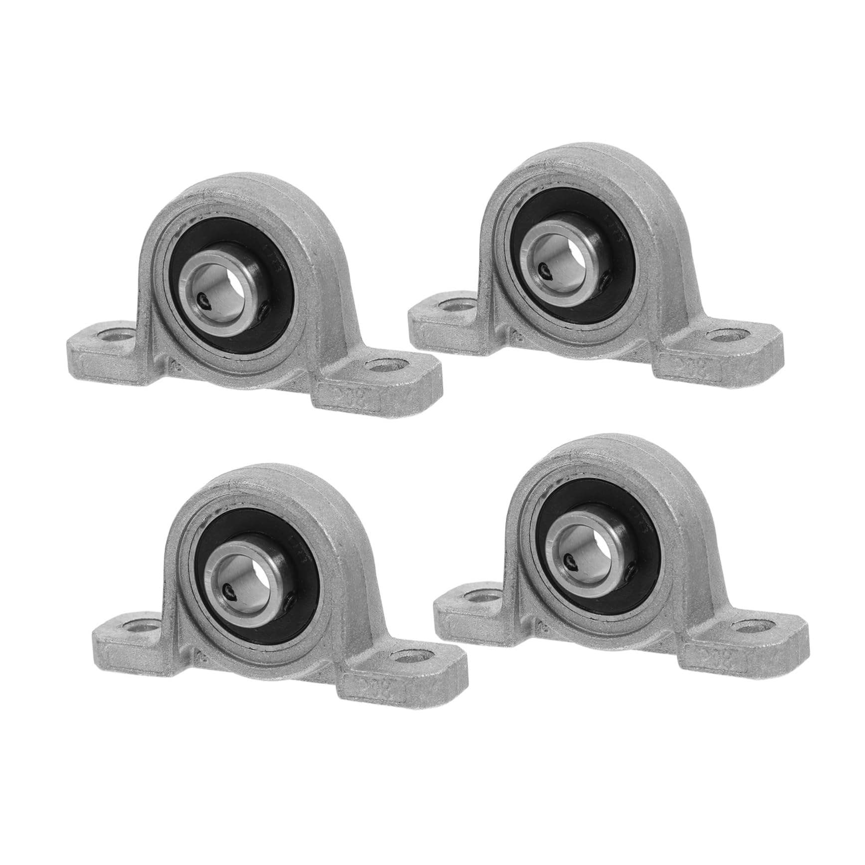 FUNOMOCYA 4pcs Zinc Aluminum Self Aligning Bearings Industrial Vertical Support Center Mounted Bore Auto Mounted Bearings Flange