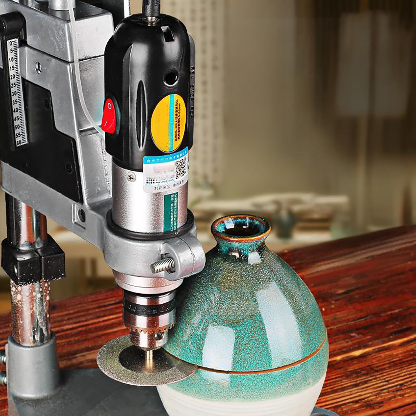 Herramienta para Cortar Botellas De Vidrio, Cortador Eléctrico De Botellas De Vidrio, Incluye Juego Completo De Accesorios, Velocidad Ajustable 8000-12500 R/min