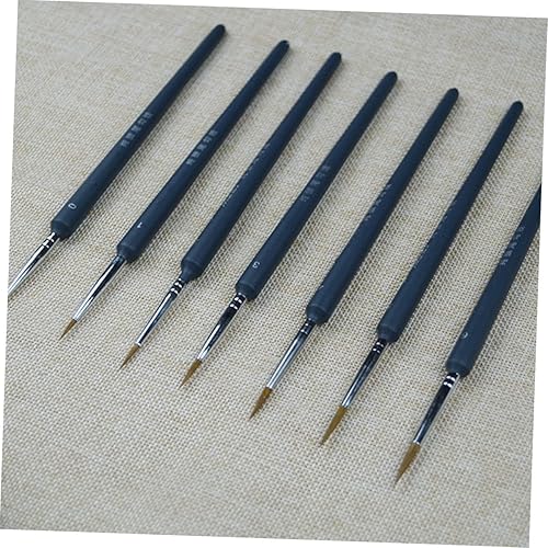 Miniatura 2 de 10 piezas Mini Kit de Pintura de Acuarela Juego de Pincel Detallado Pincel para Pintura Artística Arte de Uñas DIY