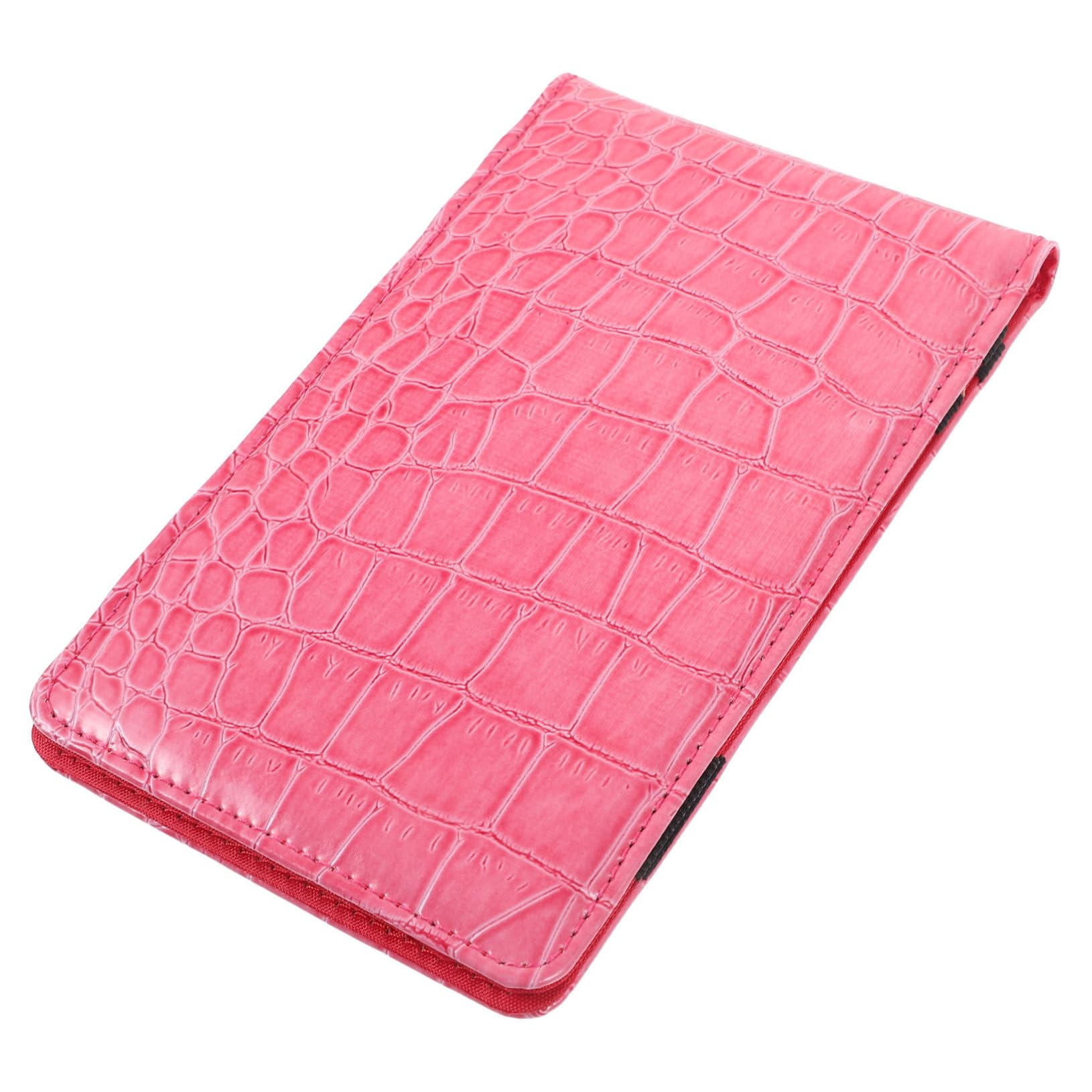 SUPVOX Golf Scorecard Holder Pu Leather Portable Score Keeping Book for Golf Scorecards Score Recording Notebook Compact Accessories for Practice and Tournament