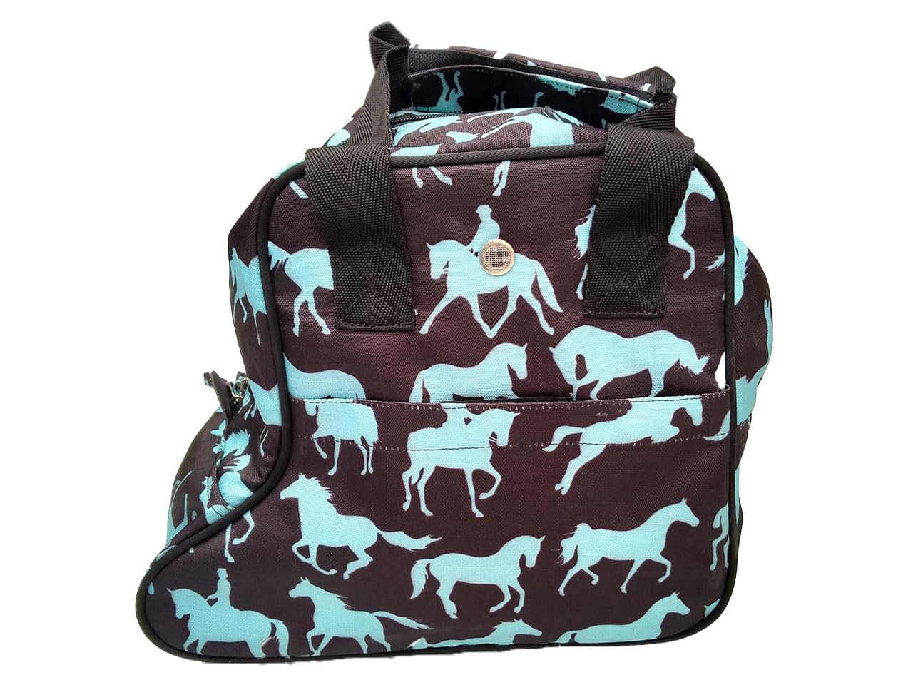 Ruggles Jodphur Boot Storage/Transport Bag | Hiking/Walking Boot Carry Bag Holdall (Horse Print)