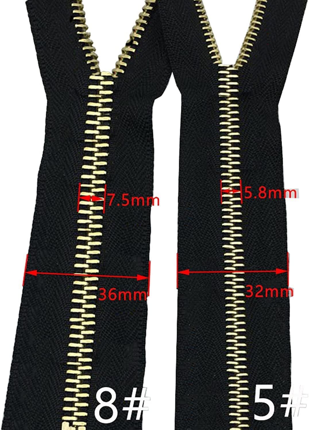 Zamek błyskawiczny, Nylonowe zamki błyskawiczne z zamkniętymi końcami, niewidoczny zamek błyskawiczny, 1 szt. 60/70/80/90/100/120 cm 5#/8# Otwarty obrotowy podwójny suwak Metalowe zamki do akcesorió