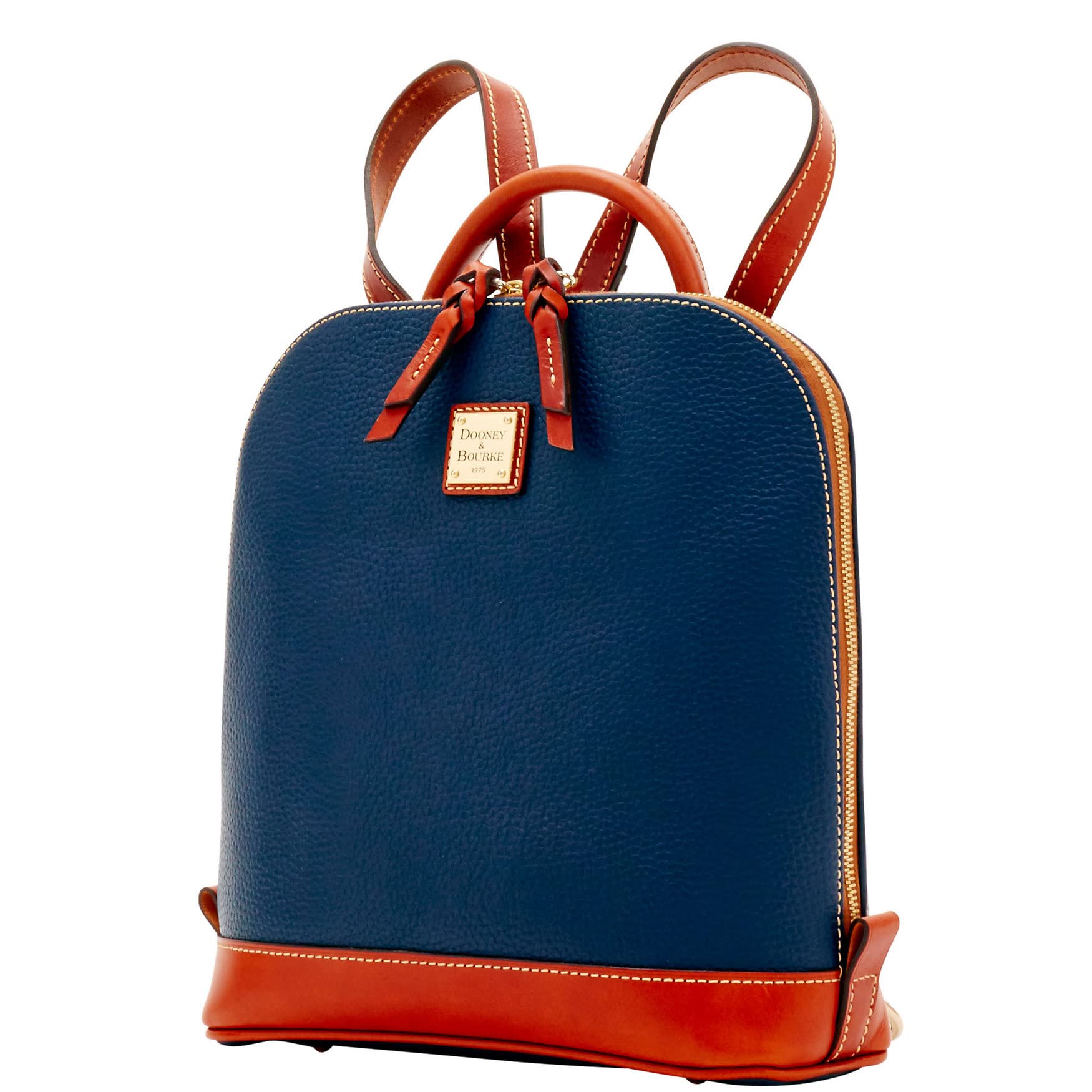 Dooney & Bourke Handbag, Pebble Grain Zip Pod Backpack - Midnight Blue