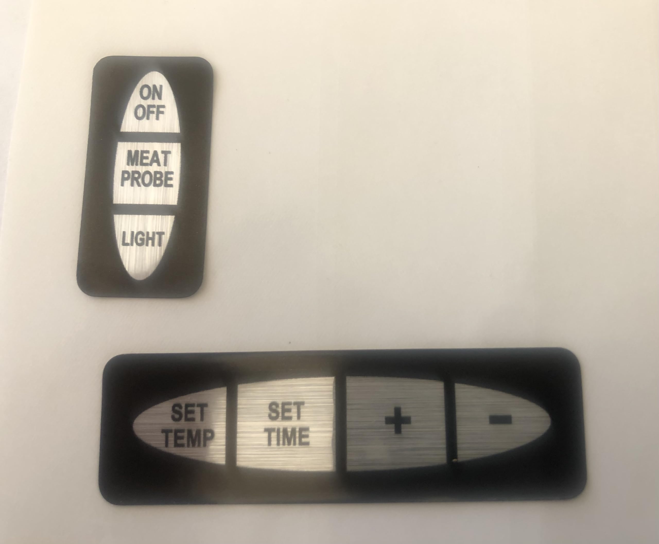 NEW LABEL/OVERLAY BY INSYNC ENGINEERING: COMPATIBLE WITH MASTERBUILT CONTROL PANEL 9907170120 OVERLAY THAT DELAMINATES
