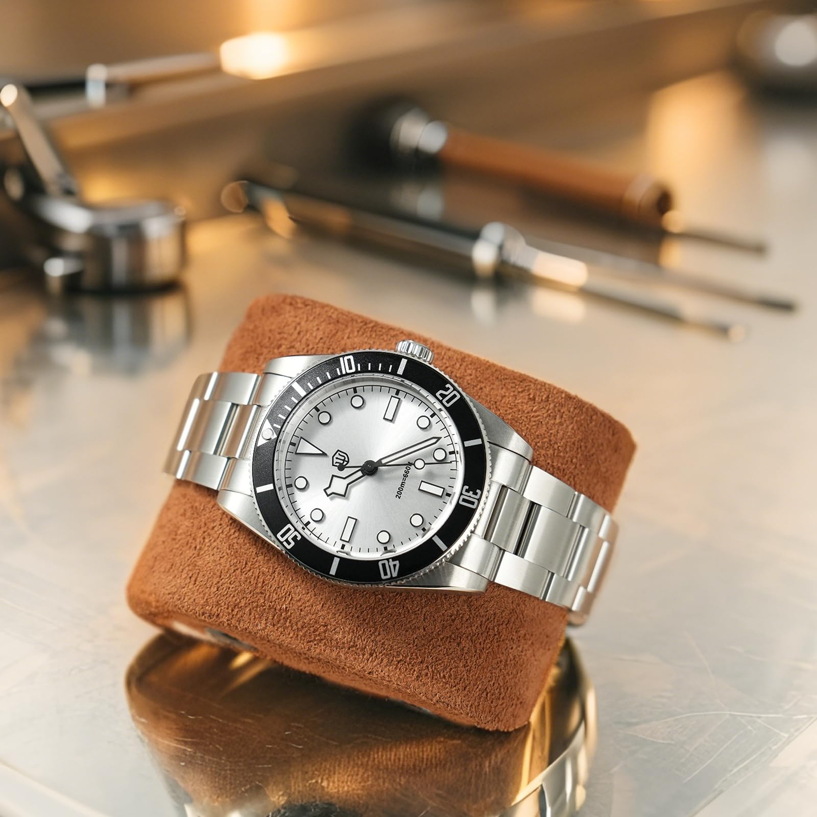 watchdives WD7922 BB54 Męski zegarek, VH31 Sweep Second Quartz Zegarki 37 mm Szafirowy Kryształ Luksusowy Zegarek Na Rękę 20 Bar Diver Zegarki dla Mężczyzn