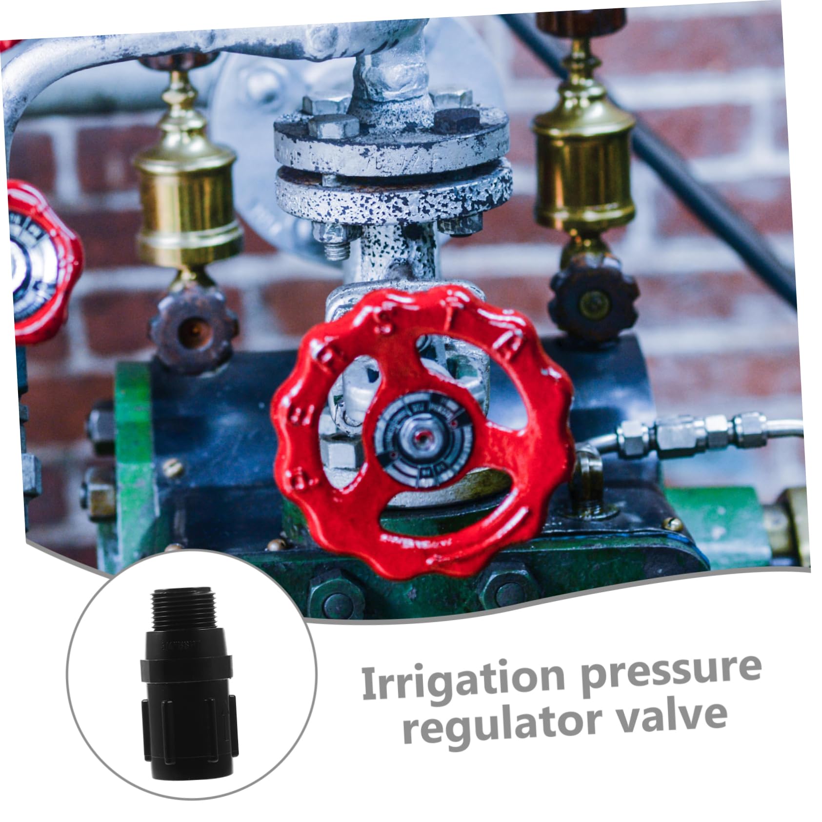 BESPORTBLE 5pezzi Regolatore Di Pressione Per Irrigazione Goccia Valvola Riduttrice Facile Installazione e Design Compatto Per Sistemi Di Irrigazione Efficaci