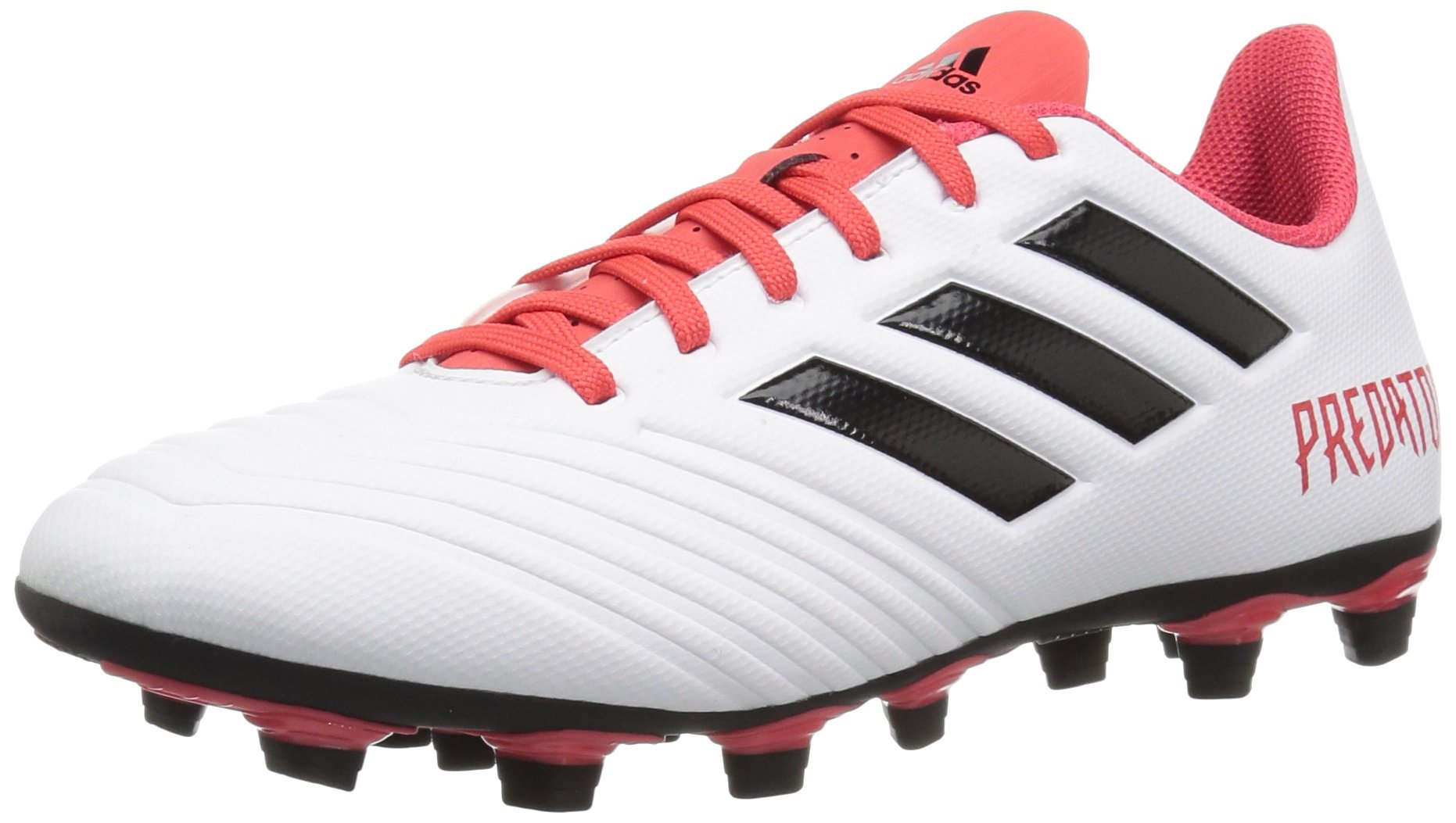 Adidaspredator 18 Fxg White Black Red Soccer Shoes 10