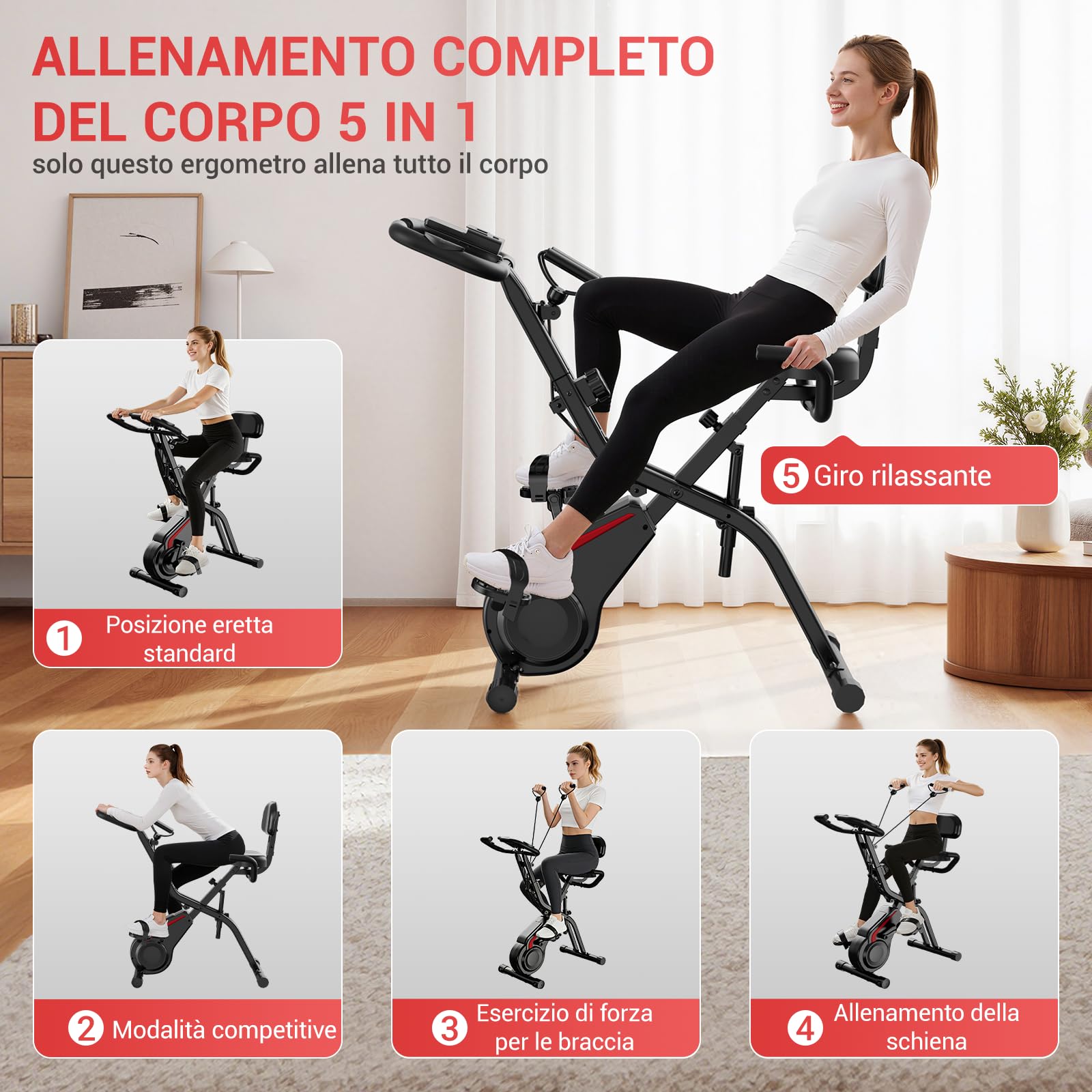 CURSOR Cyclette da Casa, Cyclette Professionale Silenziosa