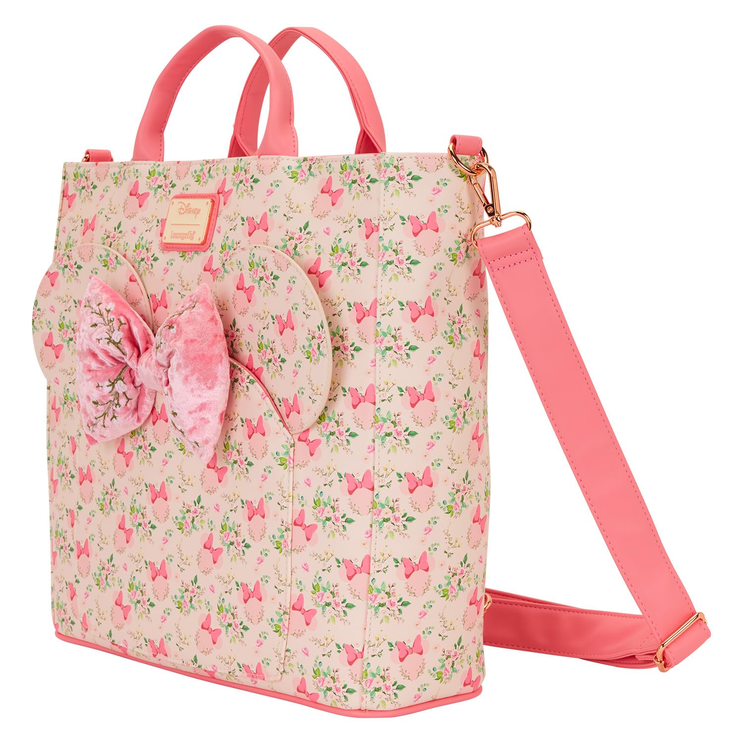 Amazon.com: Loungefly Minnie Mouse Floral Convertible  display picture 2