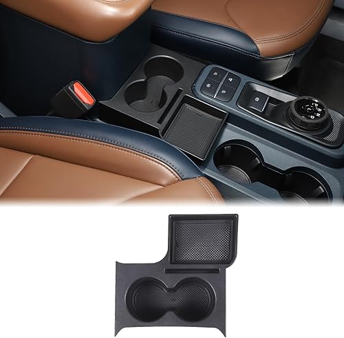 Miniatura 8 de Aunginsy Soporte para taza de consola central compatible con Ford Maverick 2022 2023 2024, caja de reposabrazos de asiento delantero, soporte de