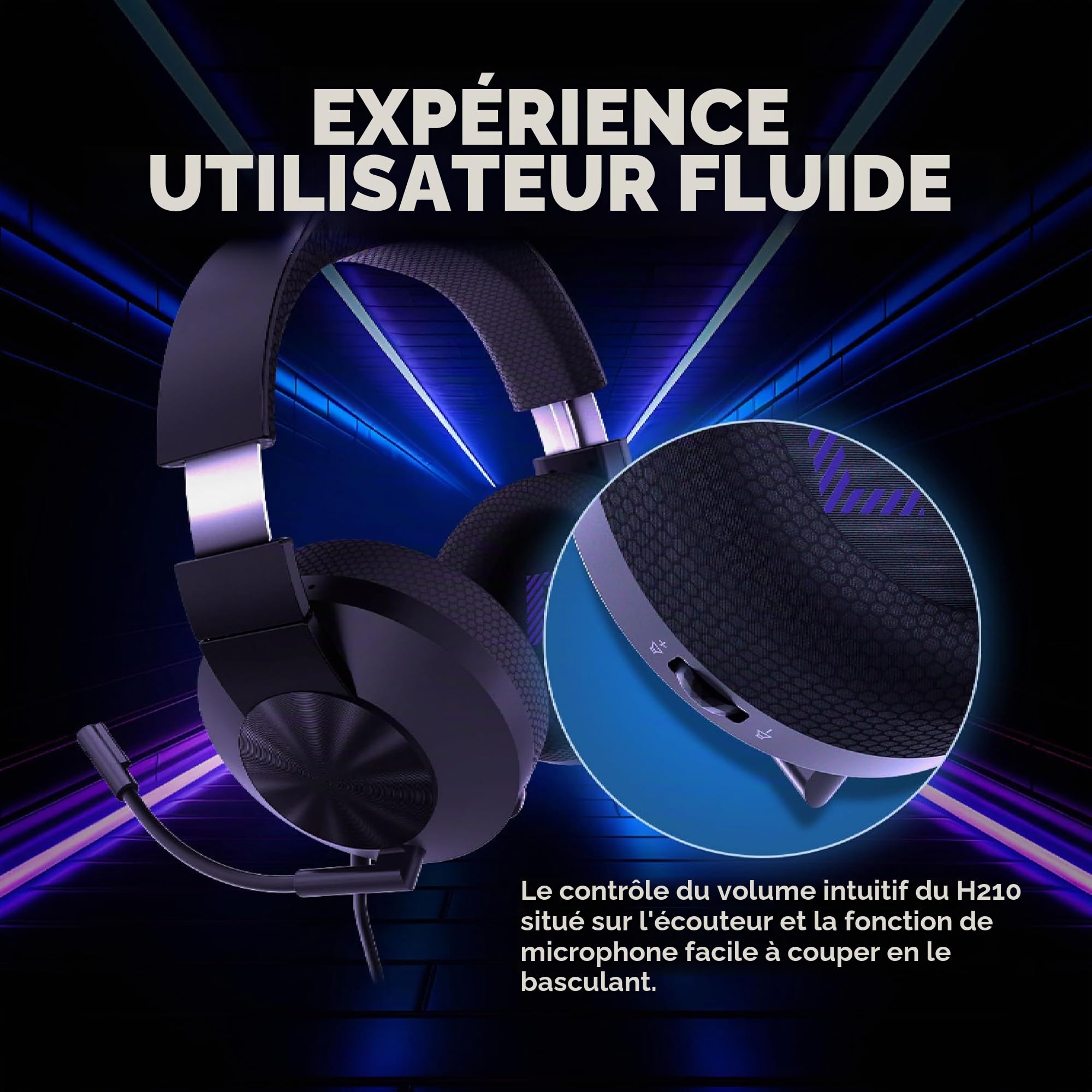 Lenovo Casque de Jeu H210