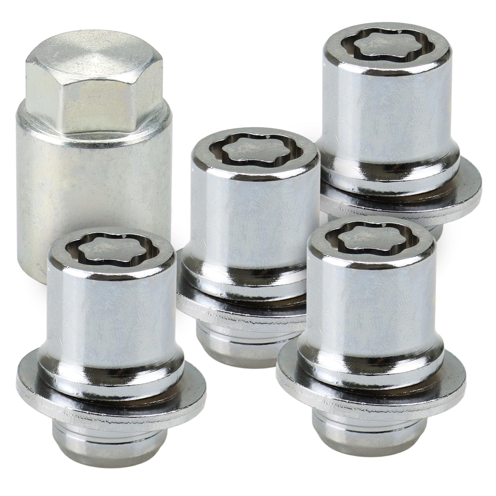 00276-00900 Wheel Lock Lug Nuts Set M12 x 1.5, Compatible with 2001-2022 Toyota Camry Avalon C-HR Celica Corolla Highlander Matrix Mirai MR2 Prius RAV4 Sienna Solara Tacoma Venza Yaris Lexus