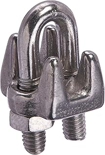 Campbell T7633002 Stainless Steel Wire Rope Clip, 1/8-Inch