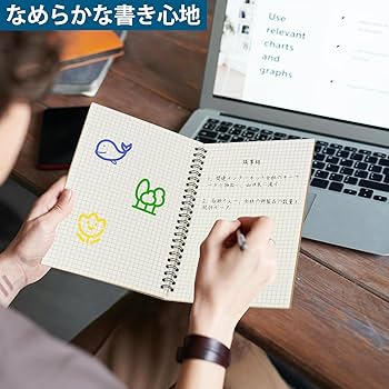 【裁断済み】研修ノート12冊セット Amazon | 協和紙工 スラディ ノート A5 方眼 ミシン目入