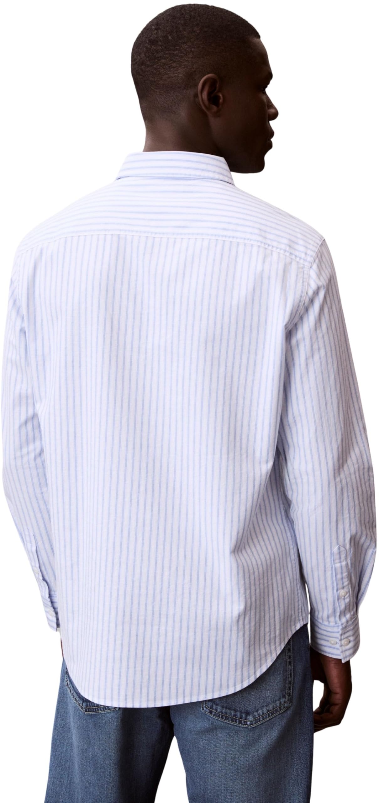 Calvin Klein LS YD Stripe Oxford Classic Shir Lv04rf100g Altre Camicie Uomo