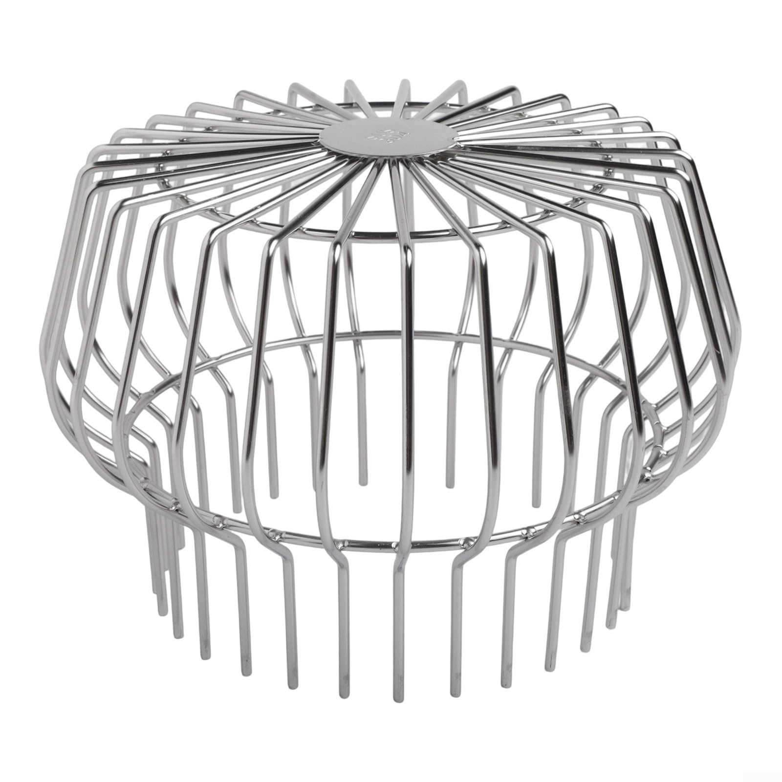 Rete di scarico per tetto grondaia in acciaio inox 304 per proteggere pluviali da foglie e accumuli di detriti (200 mm)