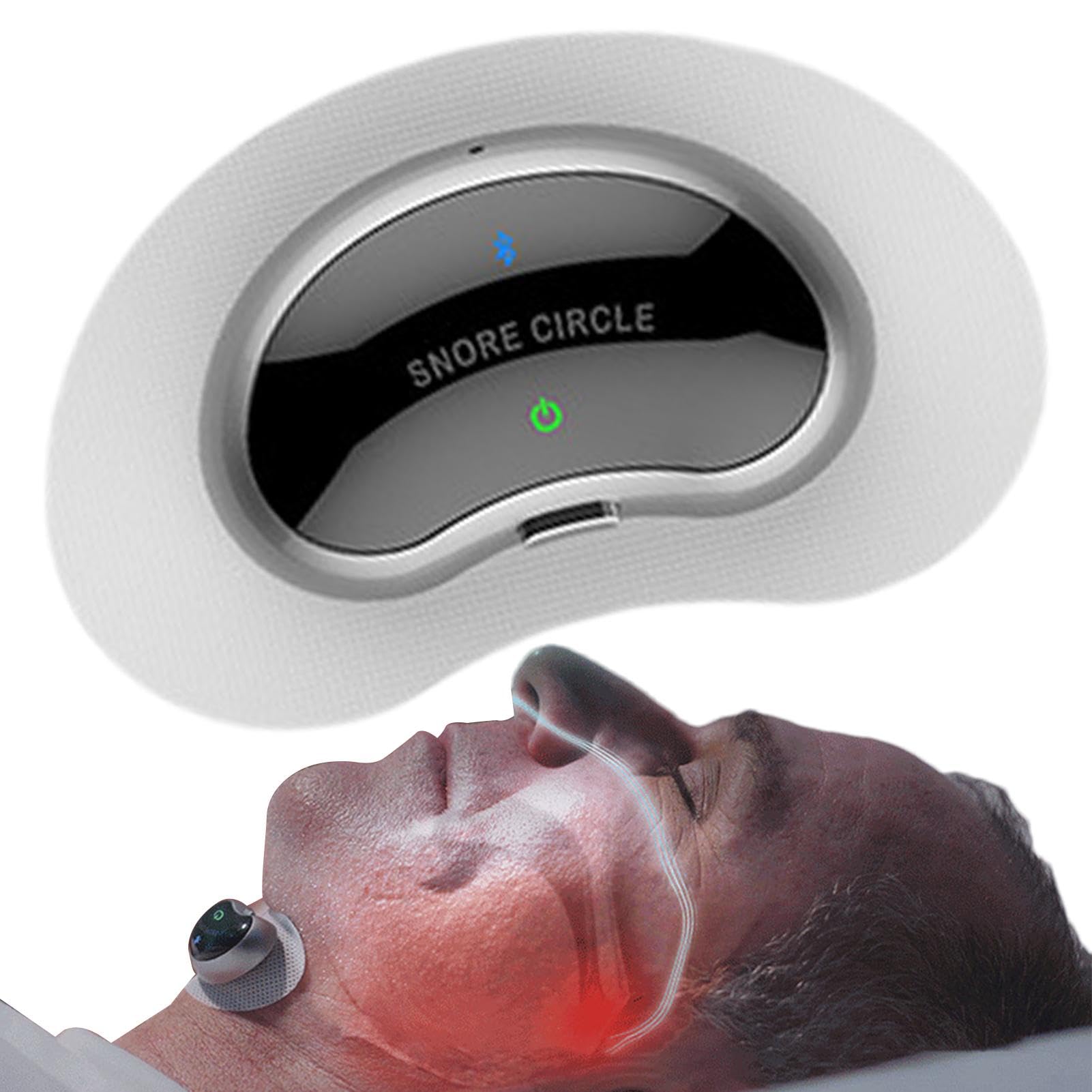 Máquina antirronquidos para prevenir el sueño, máquina antirronquidos, Máquina inteligente de prevención de ronquidos regulables, Electrónica inalámbrica de conexión al sueño para prevencios