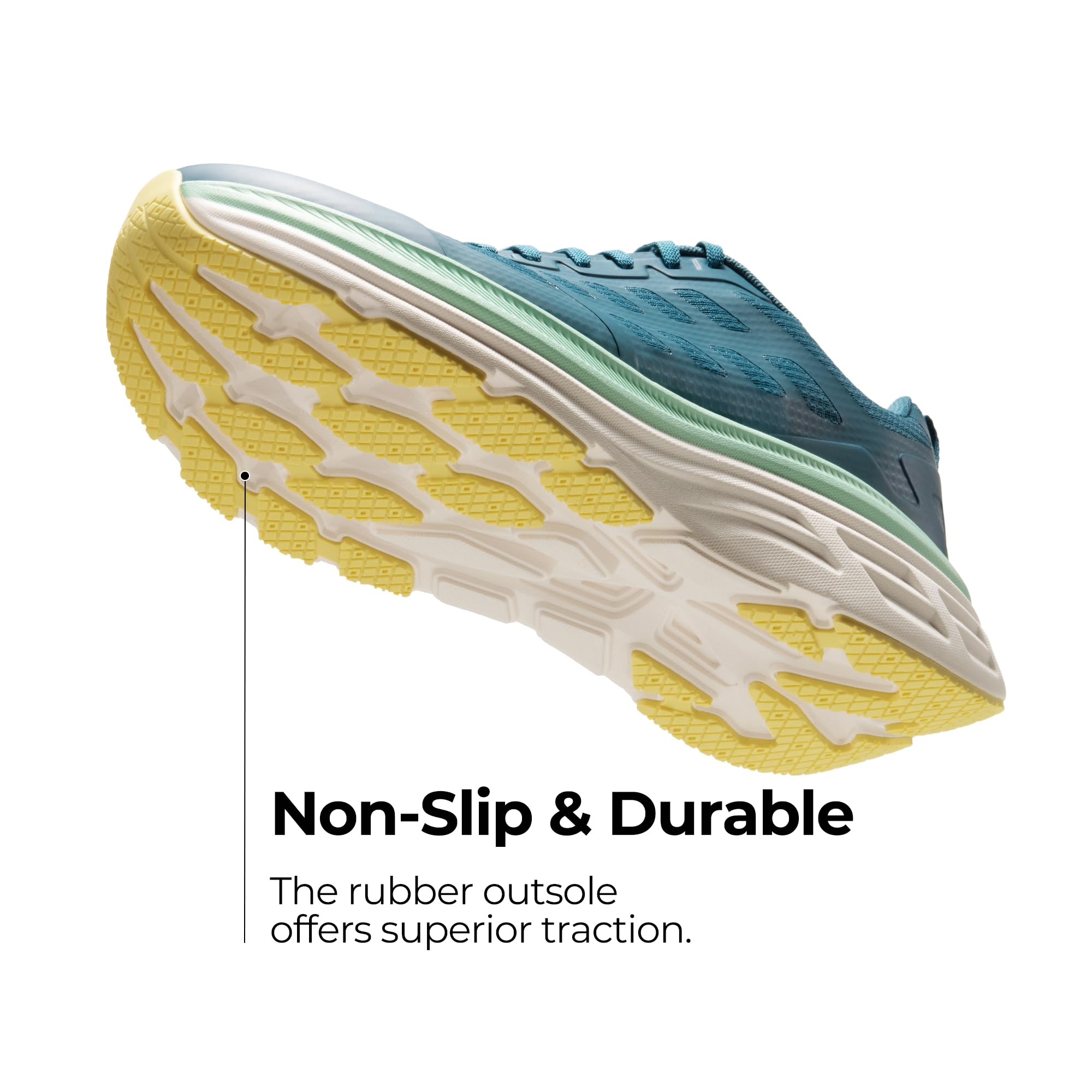 NORTIV 8 Męskie buty do biegania, chodzenia, gry w tenisa, z amortyzacją, na siłownię, sportowe, atletyczne, casualowe trampki ActiveFloat, Niebieski, zielony, 9.5