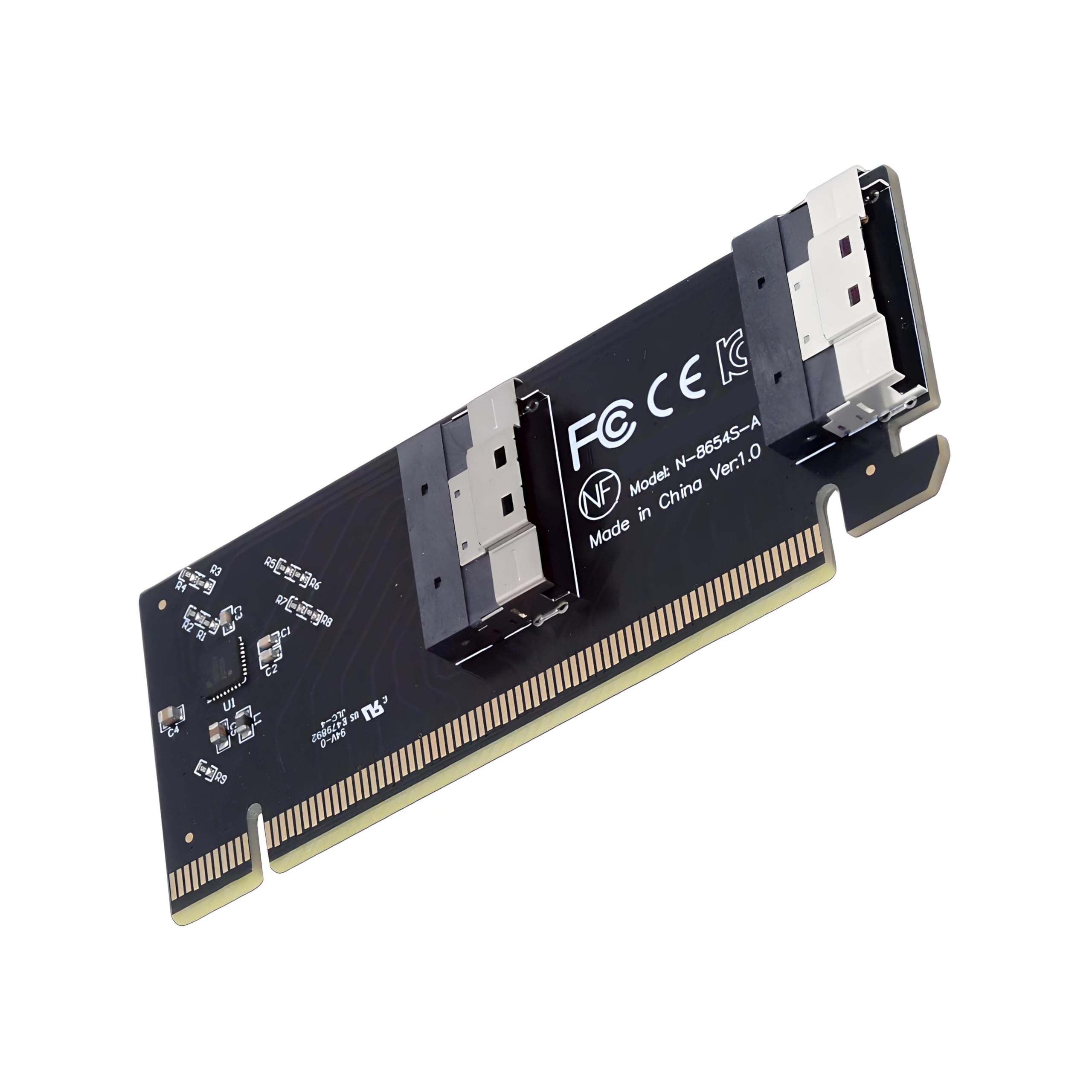 CY Low Profile Slimline Dual SFF-8654 8X 74Pin to Detachable PCIE 16X Express 3.0 PCIE4.0 Raid Card VROC Raid0 Hyper Adapter
