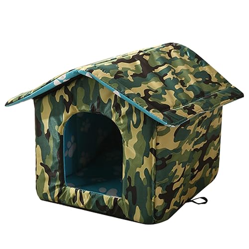 Caseta para gatos al aire libre resistente a la intemperie para el invierno