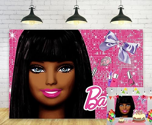 Telón de fondo de diamantes para fotografía, decoración de fiesta de cumpleaños para niña negra, suministros de decoración de fiesta para decoración