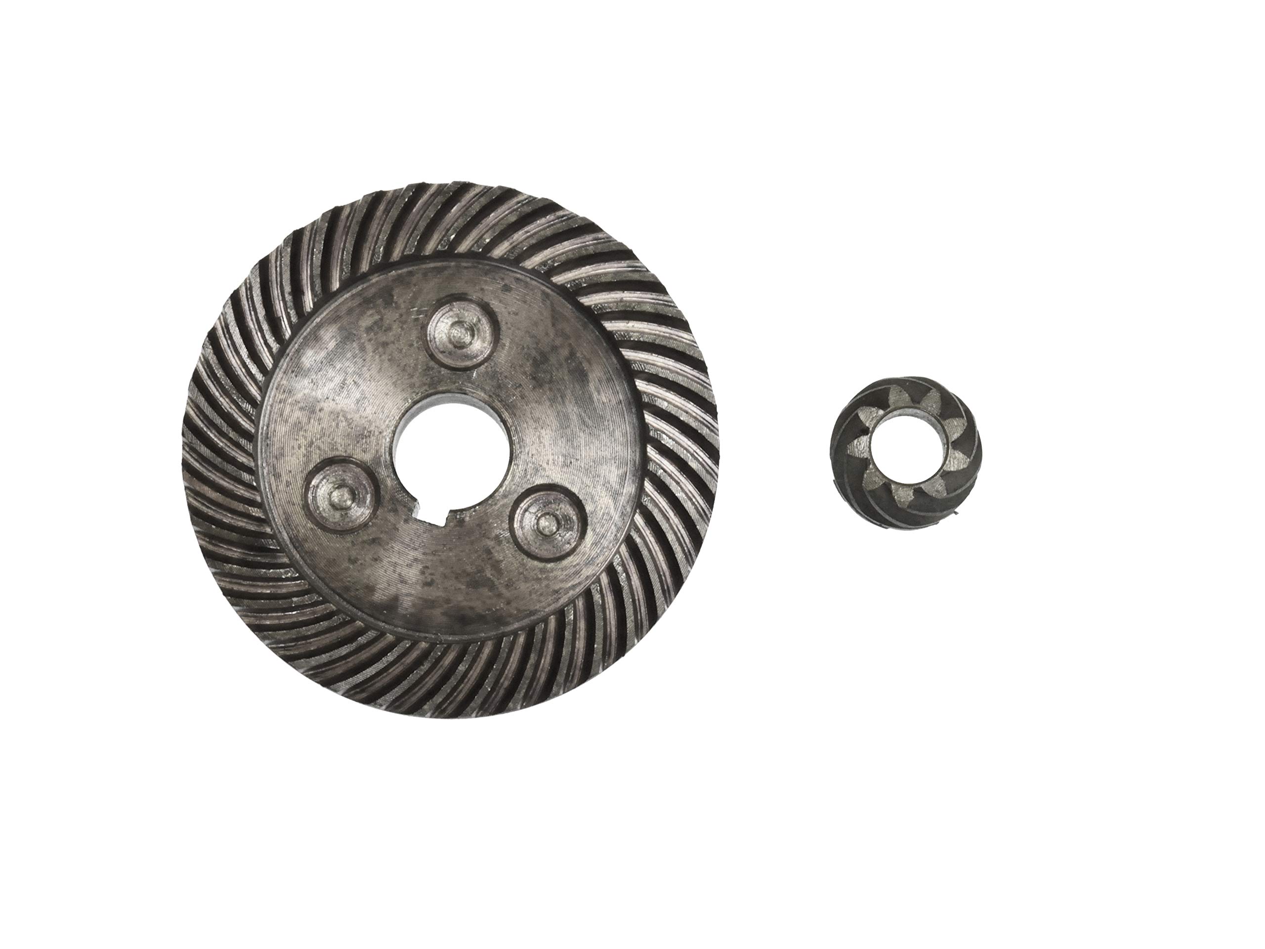 BSD Ersatz-Kegelradset Für 230-mm-Winkelschleifer – Großes Rad 64 Mm, Kleines Rad 19 Mm – Inkl. Passfedernut – Direkt Passend