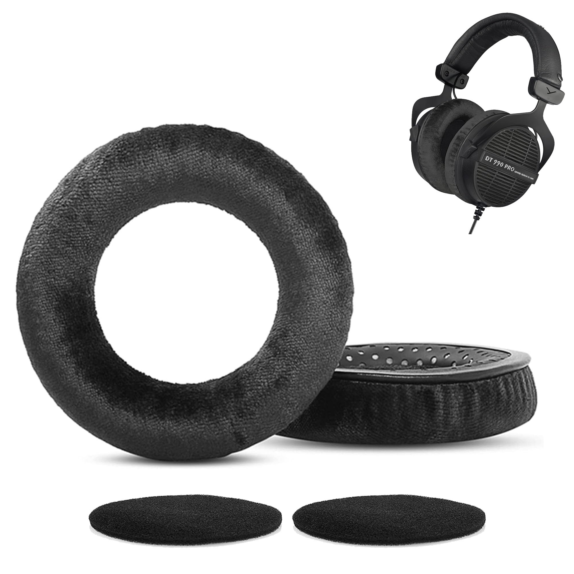 Earpads Compatible with Beyerdynamic DT 990 Pro DT 770 Pro DT990 DT770 Pro Headphones Ear pads Replacement Cushion(Soft Fabric/High-grade Foam)