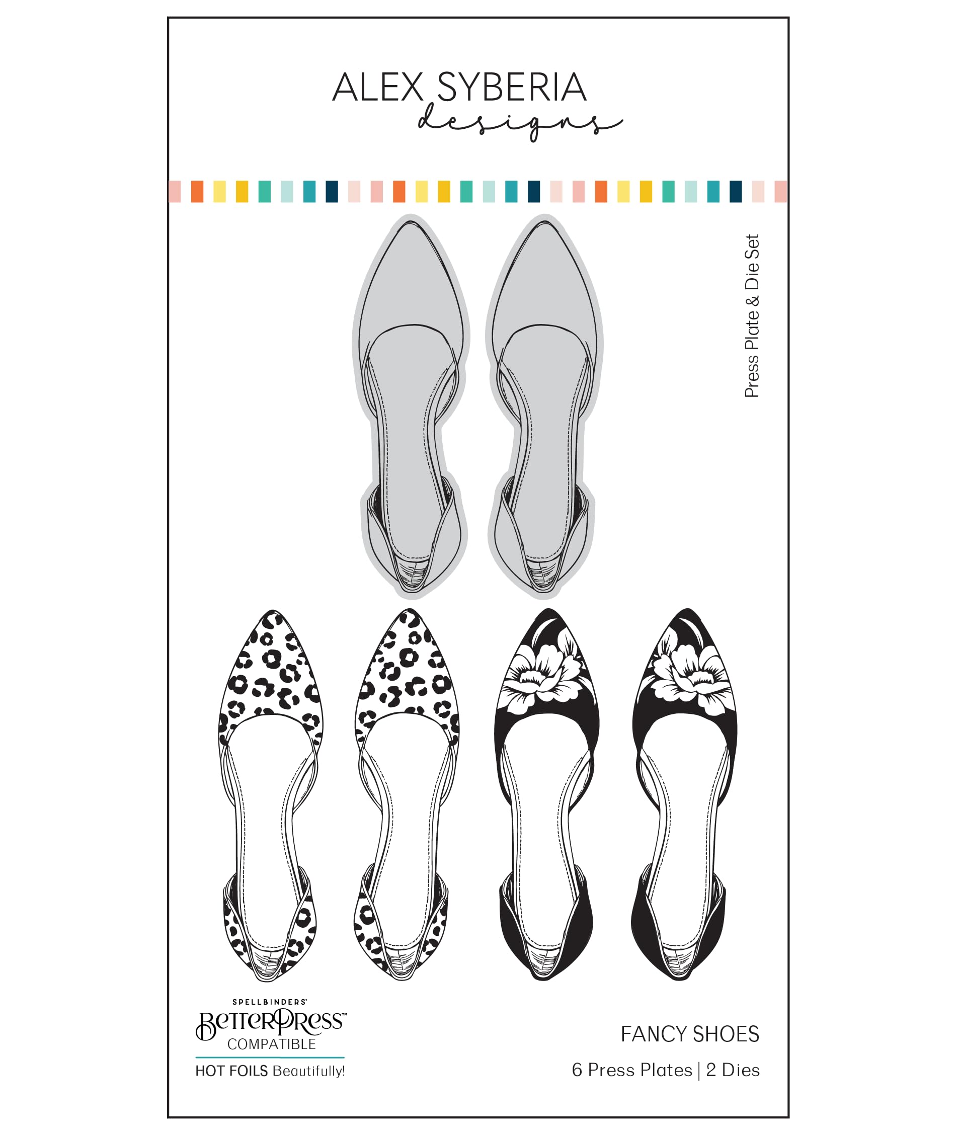 Alex Syberia Designs- Fancy Shoes Press Plate & Die Set