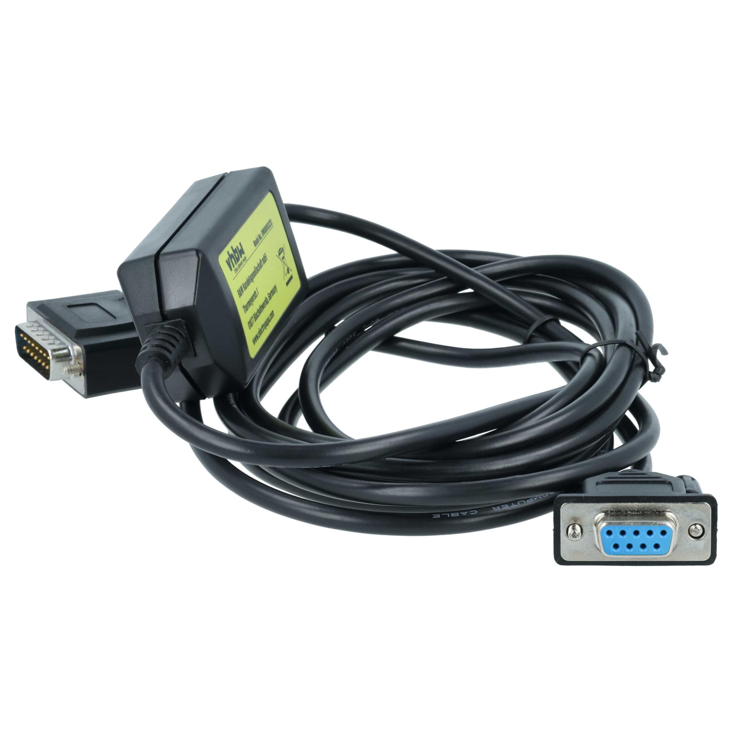 vhbw cavo EIA RS-232 compatibile con Siemens Simatic S5 100U CPU 100 computer & periferiche - Adattatore seriale, 300 cm, nero