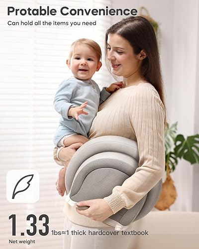 Miniatura 4 de Cambiador de bebé con impermeable y fácil de limpiar, almohadilla cambiadora de pañales de poliuretano plegable antideslizante, cinturón de