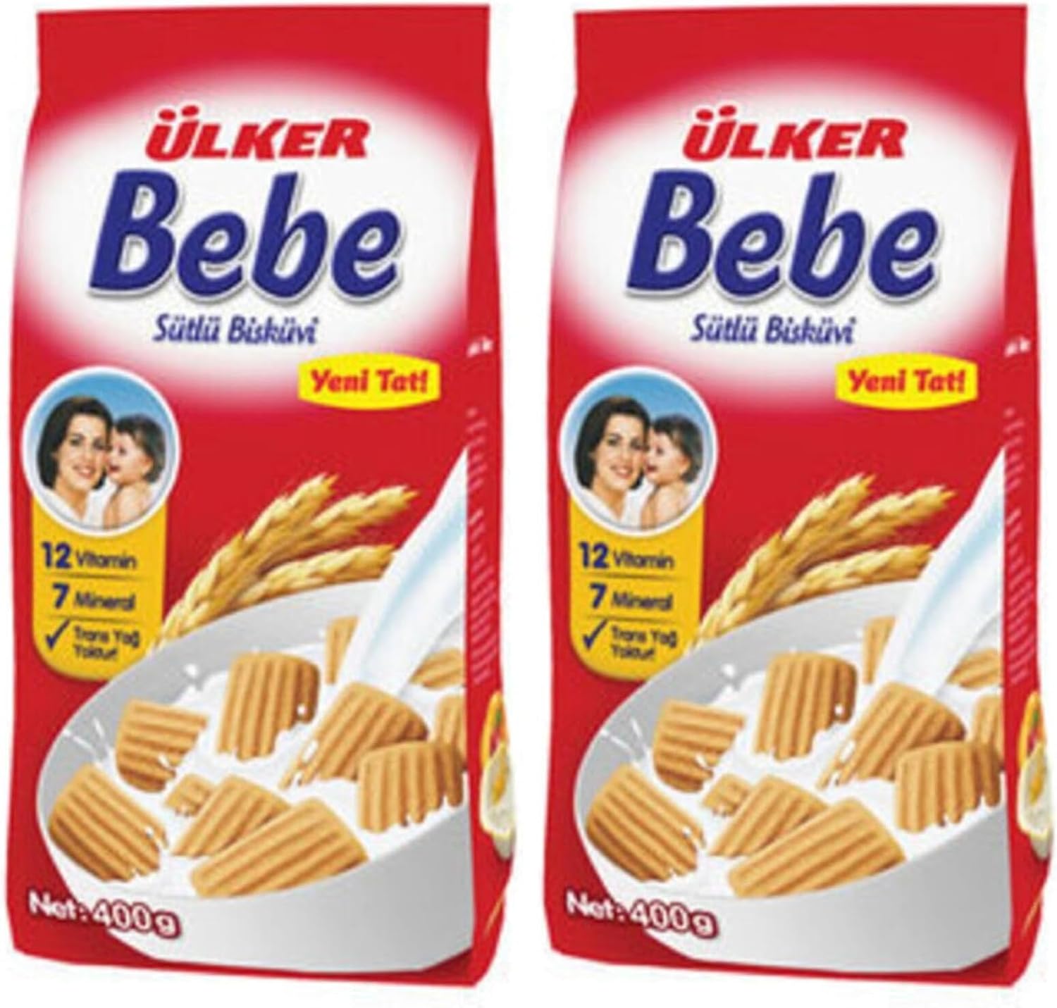 Ülker Bebe Sütlü Bisküvi 2li paket - Pack of 2