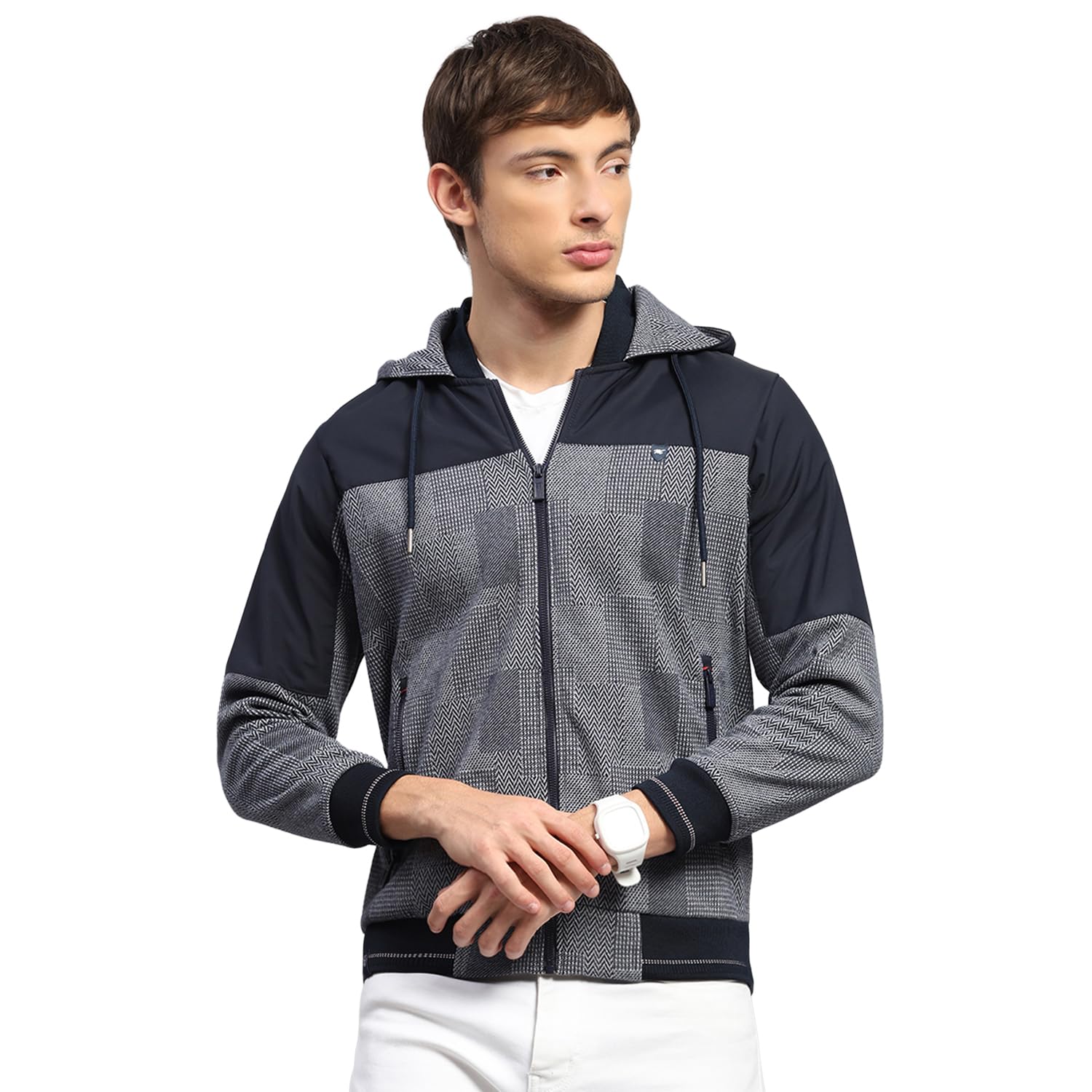 Mens Regular Fit Solid Hood Zipper Full Sleeves Winter Sweatshirt| Stylish Sweatshirt for Men | Soft Comfortable Casual Winter Wear for Men's (Pack of 1)-image-26