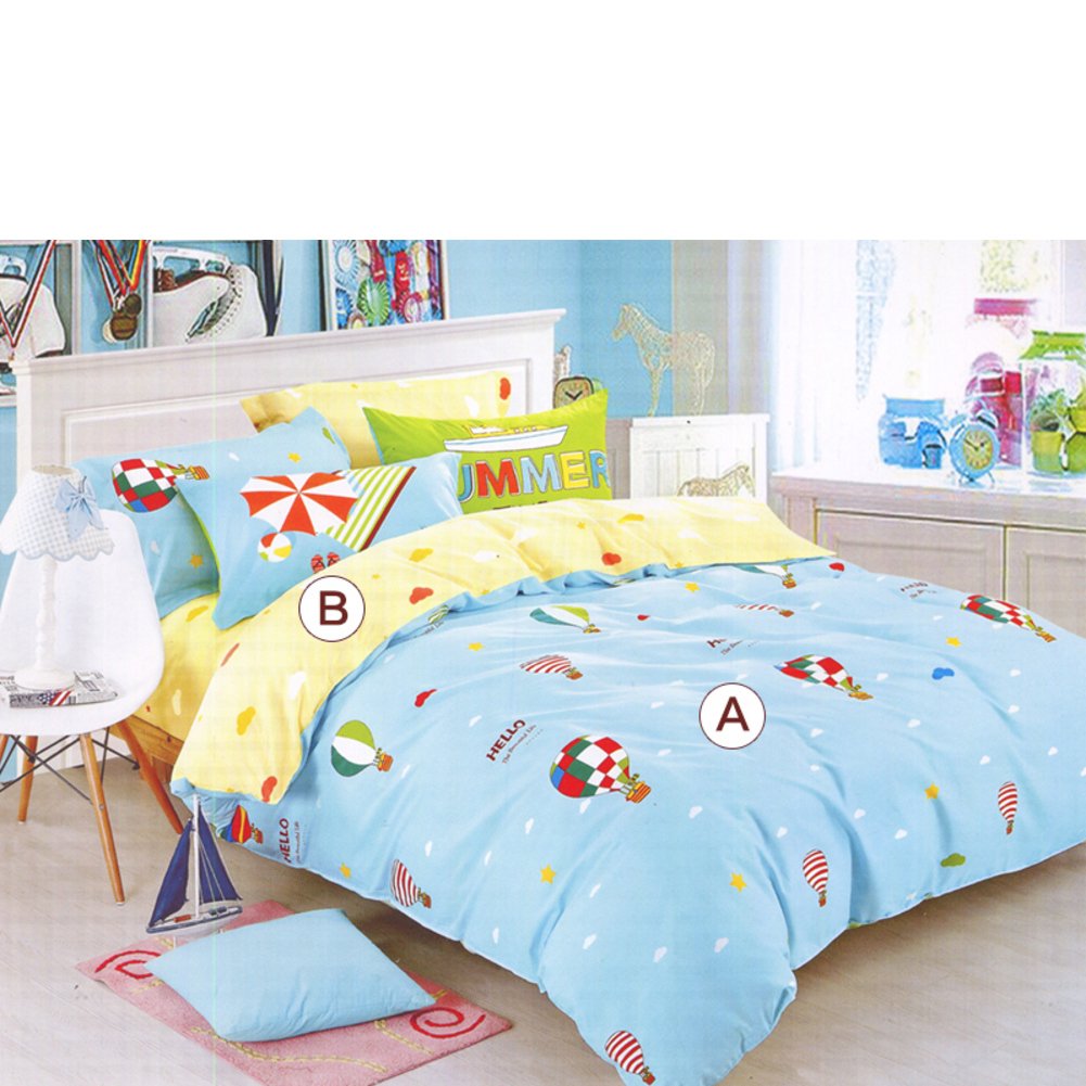 Lit enfant One Piece : drap plat en coton 150x225 pour pépinière
