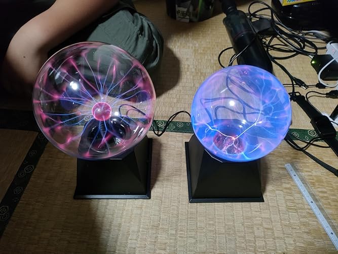 pelddy TouchサウンドSensitiveガラスプラズマボールランプクリスタルブルー色Globeデザイン 8Inches z2zed1b Amazon.co.jp: pelddy プラズマボール 触れると音が ガラス製
