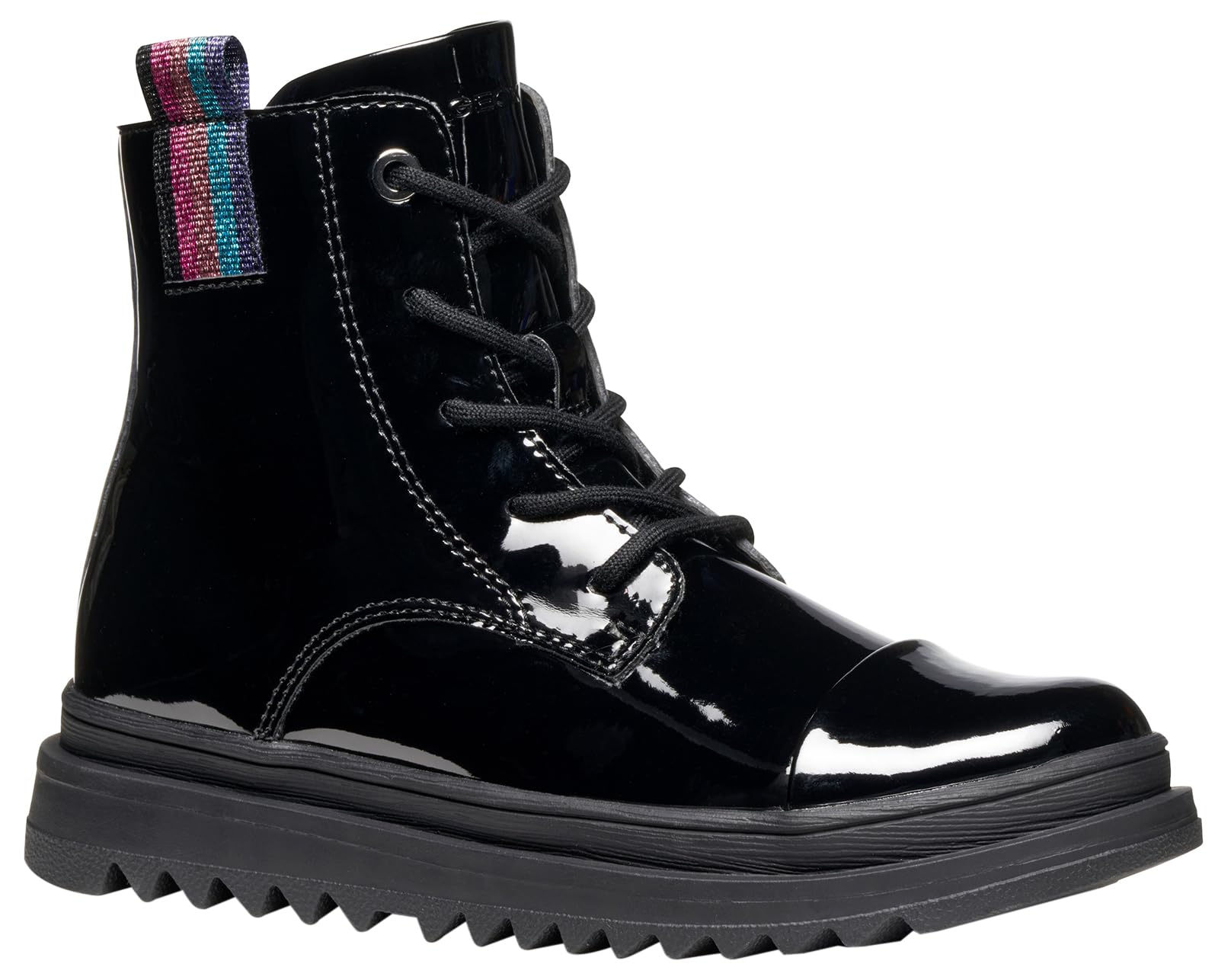 Geox Girls Jgillyjawgirl Ankle Boot, Black, 12.5 UK