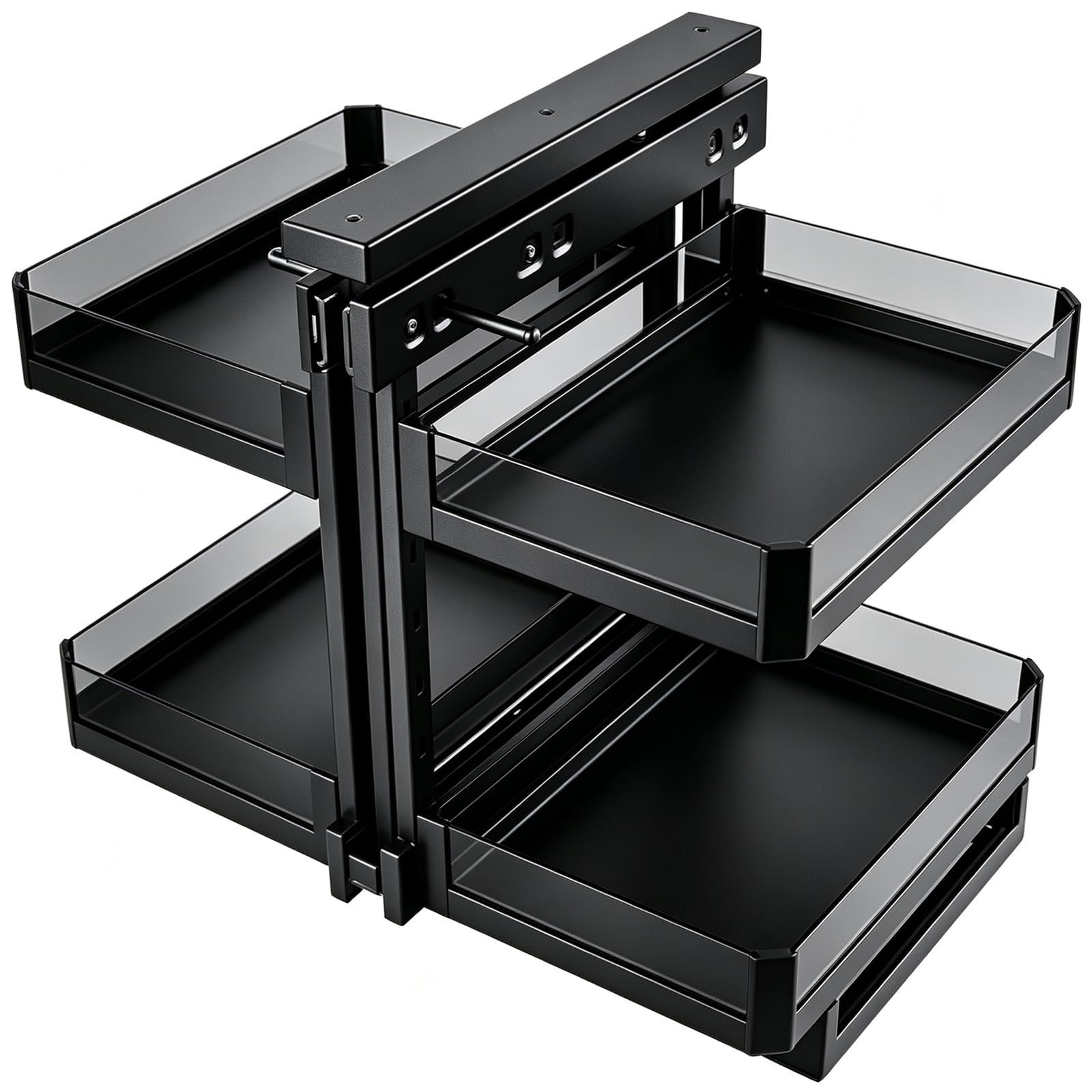 Scaffale Estraibile 4 Livelli per Mobili Angolari Stretti da Cucina Model 800