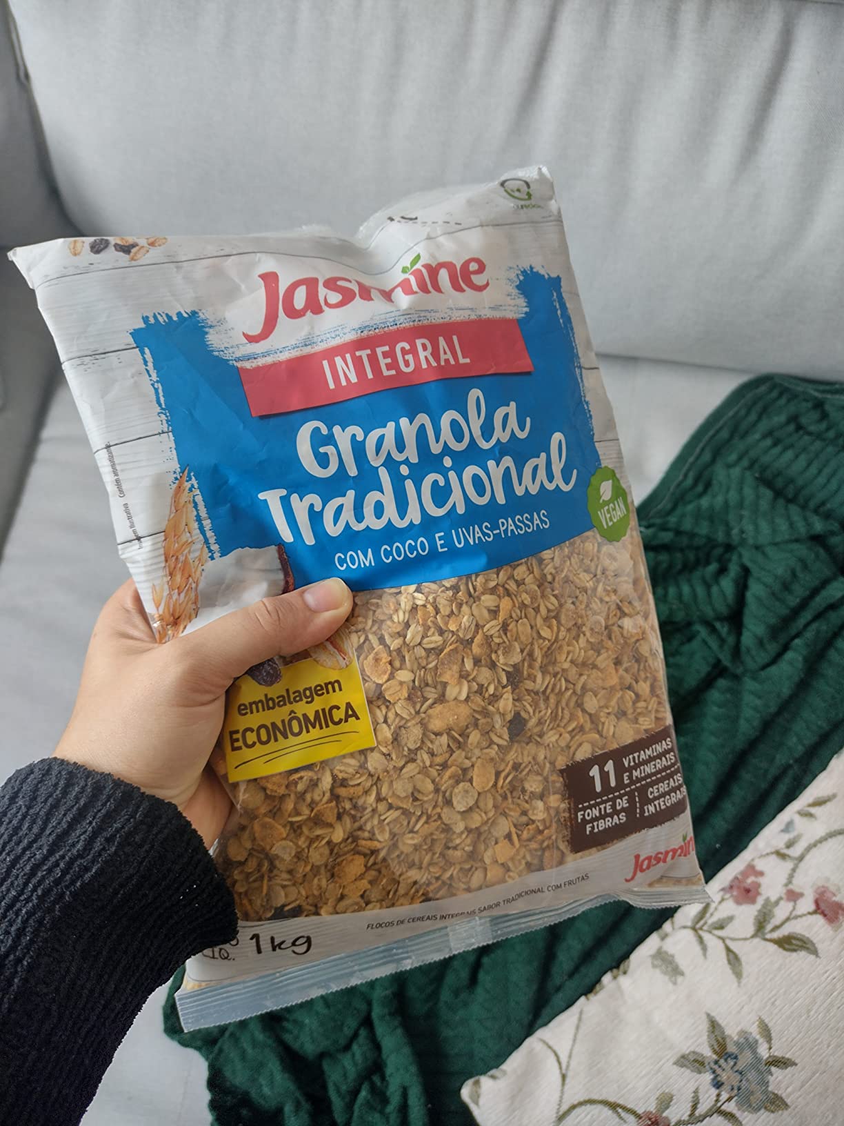 Jasmine Display Granola Tradicional Integral – 20 Unid. de 30g