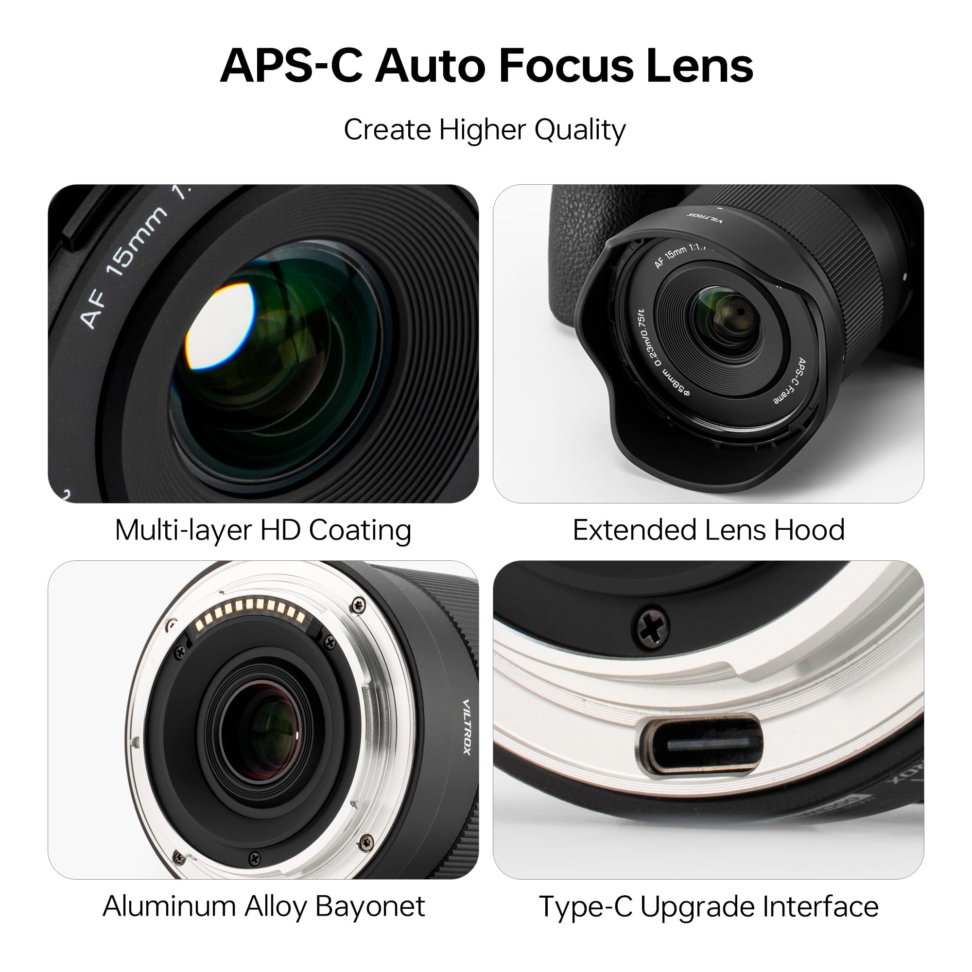 Amazon.co.jp: VILTROX (ビルトロックス) 15mm F1.7 f/1.7 Air AF