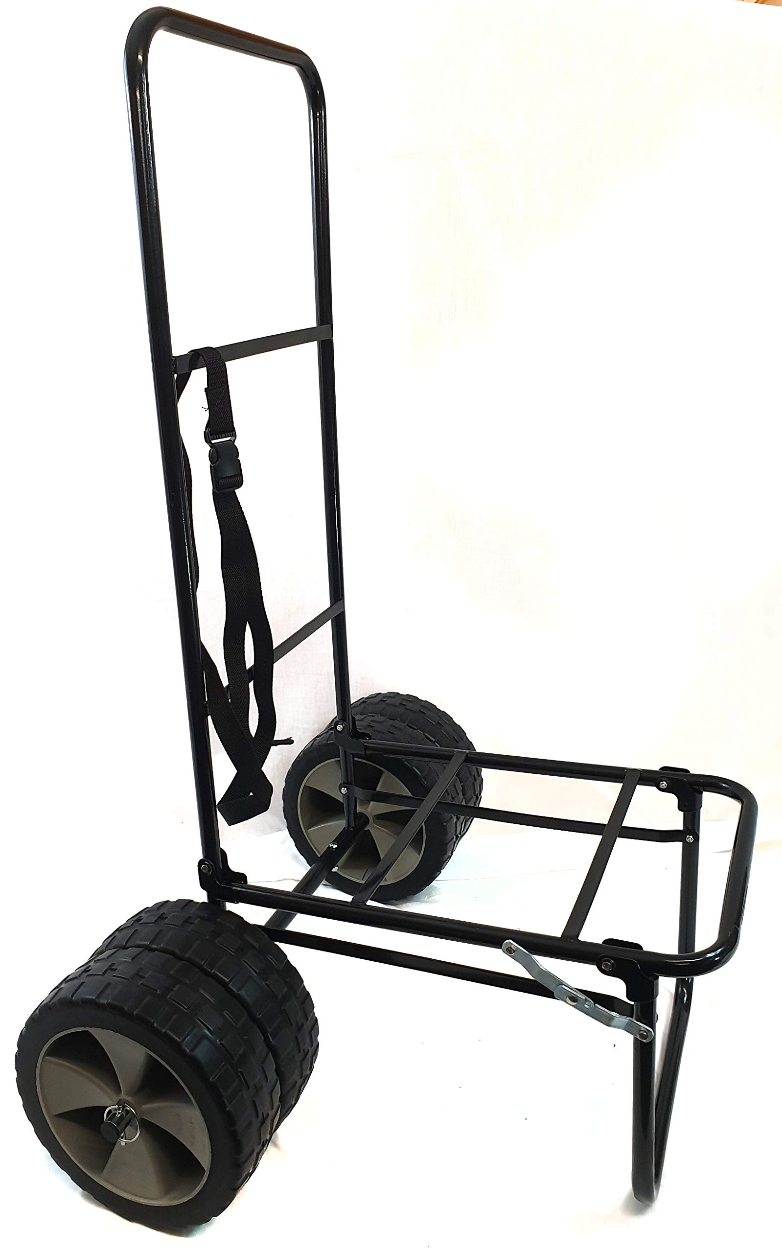 Bison 4 Wheel Folding Fishing Seatbox Beach Trolley Business, Industry & Science