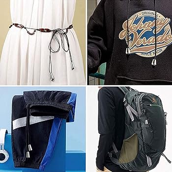 30 Stück Kordelstopper Set - Metall Cord Locks Für Rucksäcke & Jacken