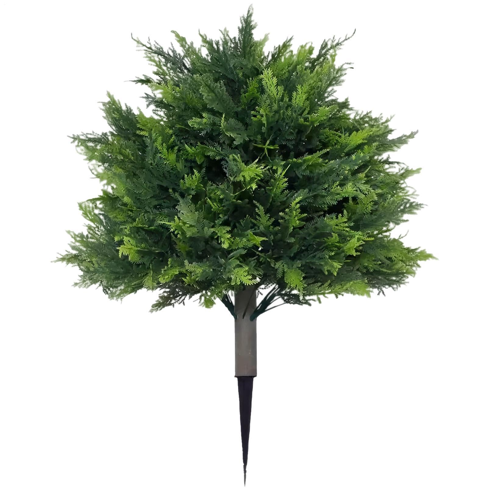 Arbres topiaires artificiels de 60cm avec piquet pour pot de jardin et porche