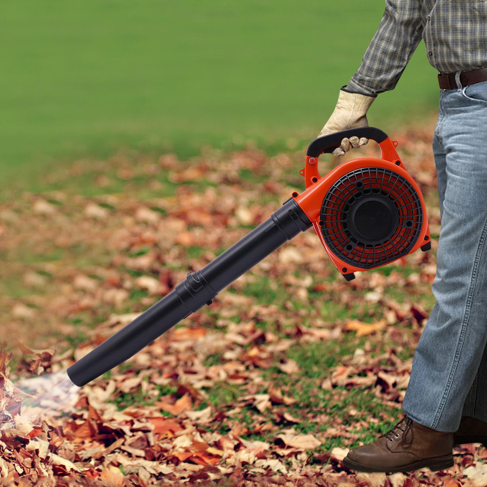 Soplador térmico portátil 25,4 cc 2 tiempos, 7000 rpm, 0,75 kW, jardín