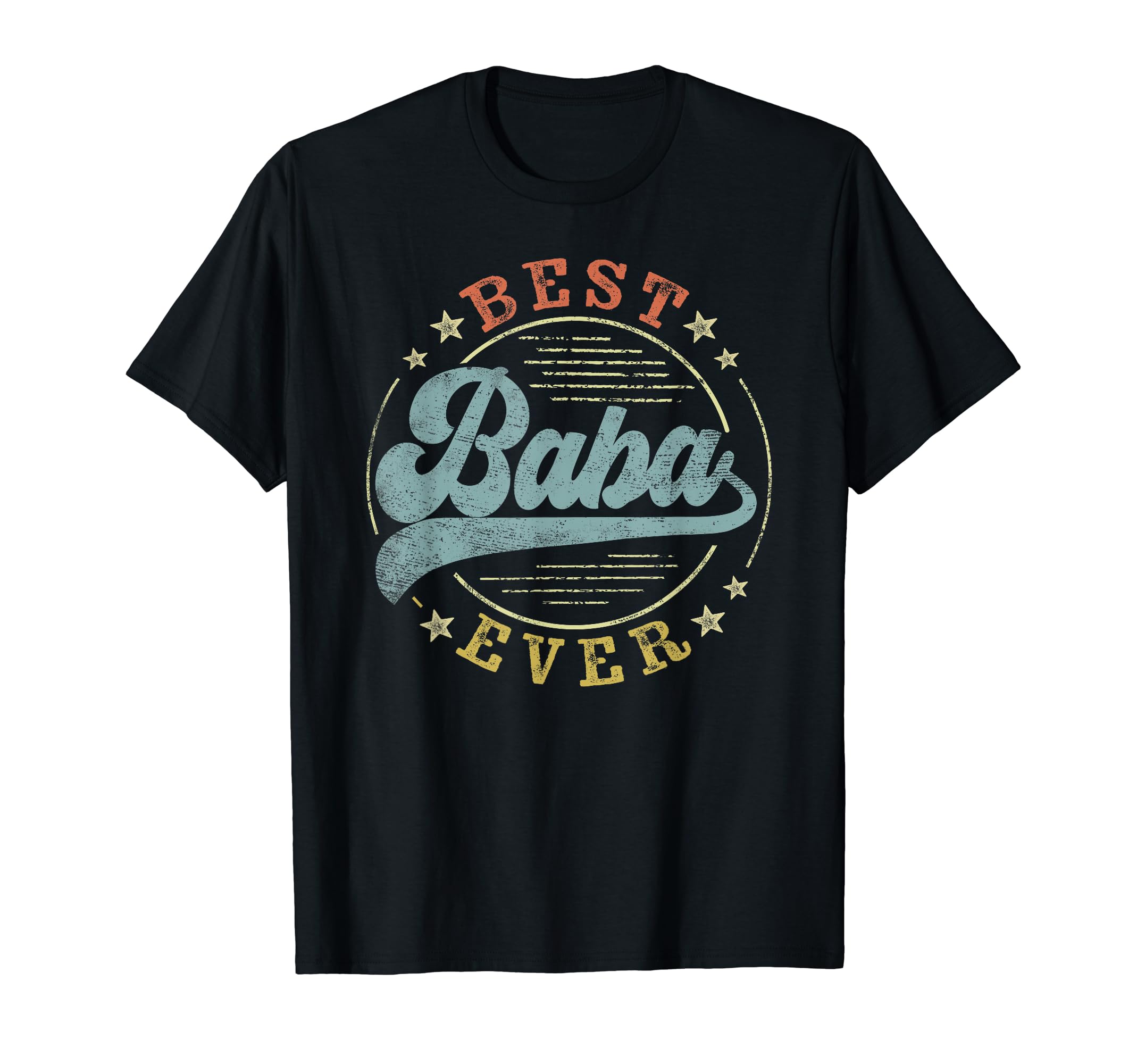 Best Baba Ever Father's Day Baba Gifts Vintage Emblem T-Shirt