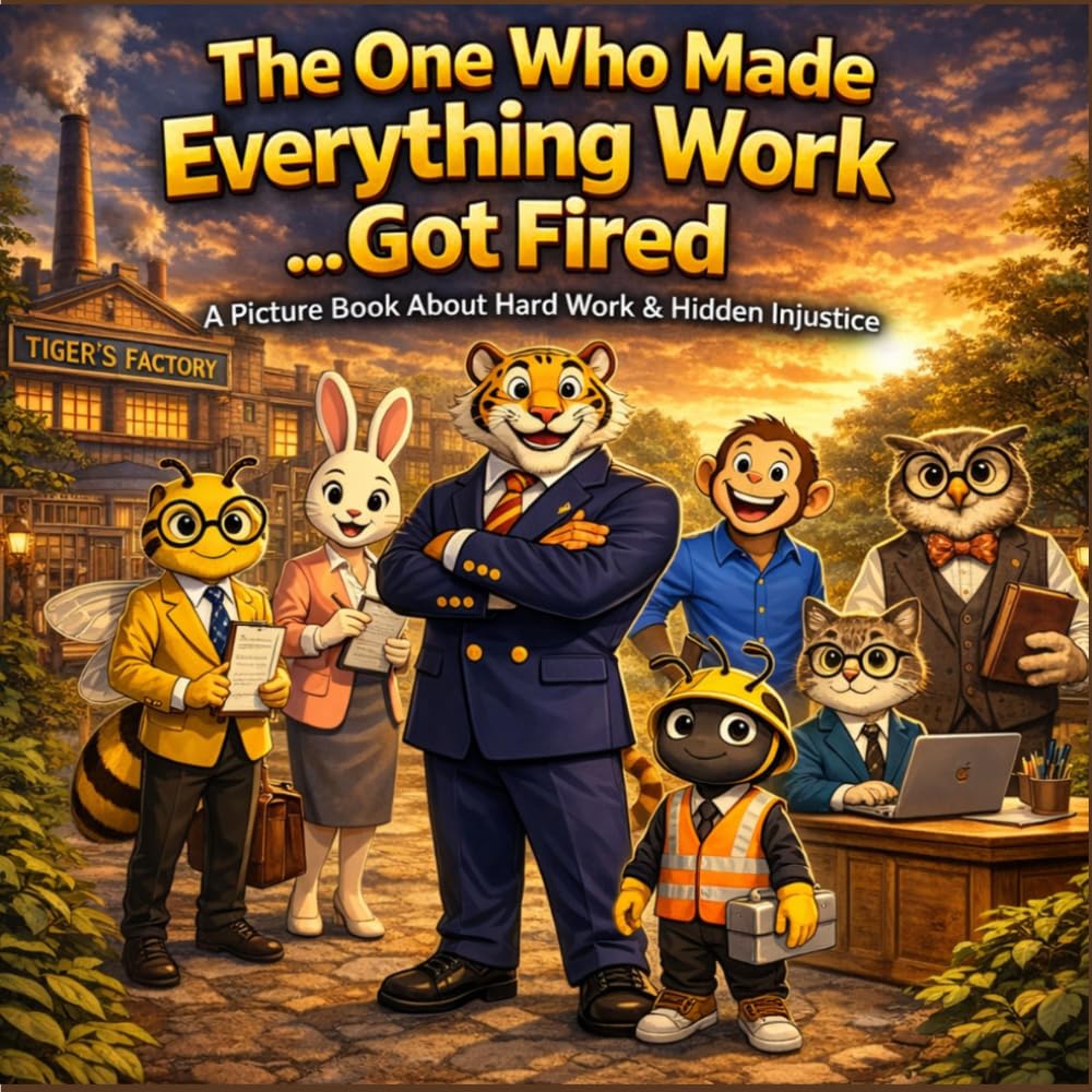 The One Who Made Everything Work …Got Fired: An Eye-Opening Modern Fable Picture Book About Hard Work and Hidden Injustice