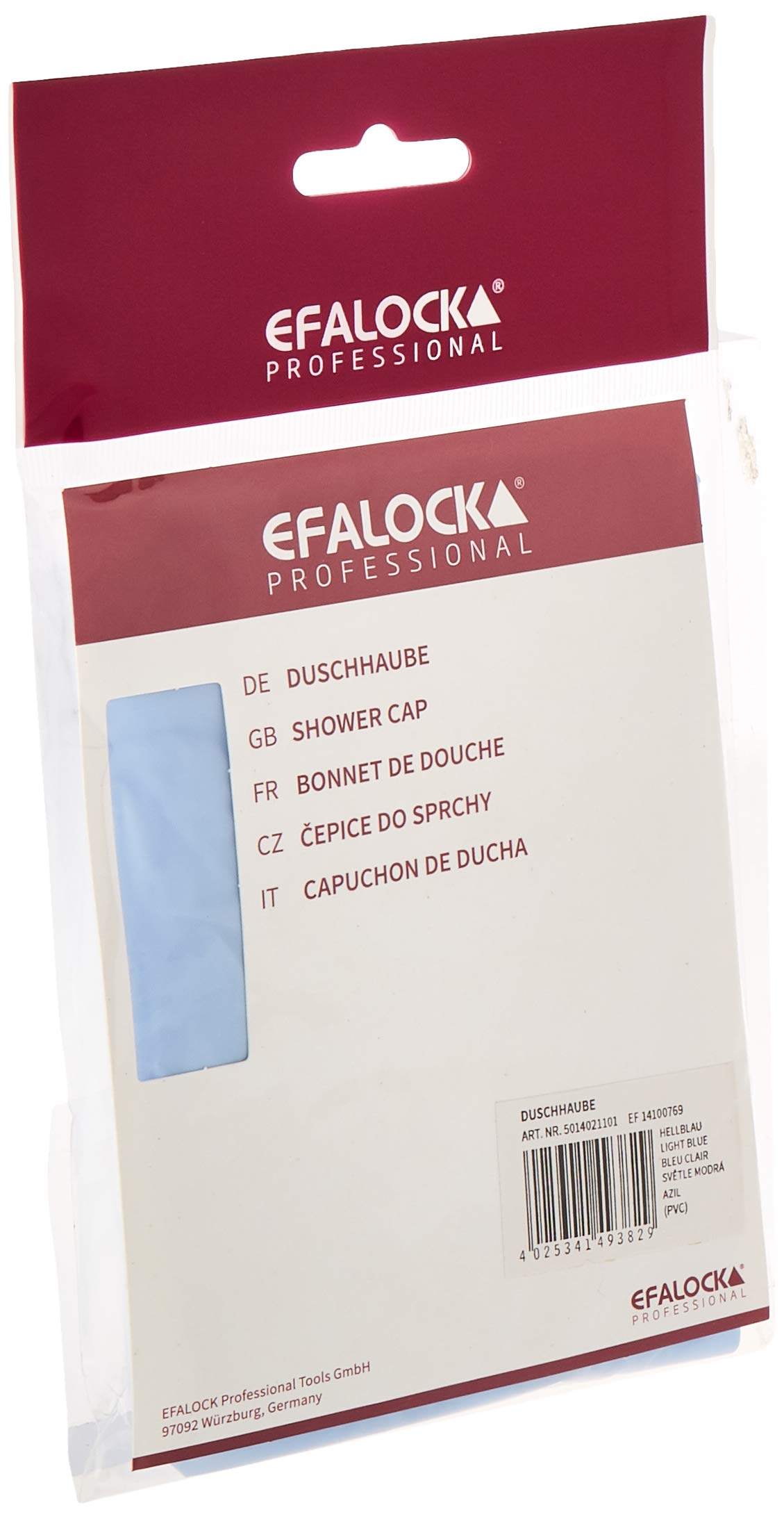 EFALOCK 14100769 - Gorro de ducha, color azul